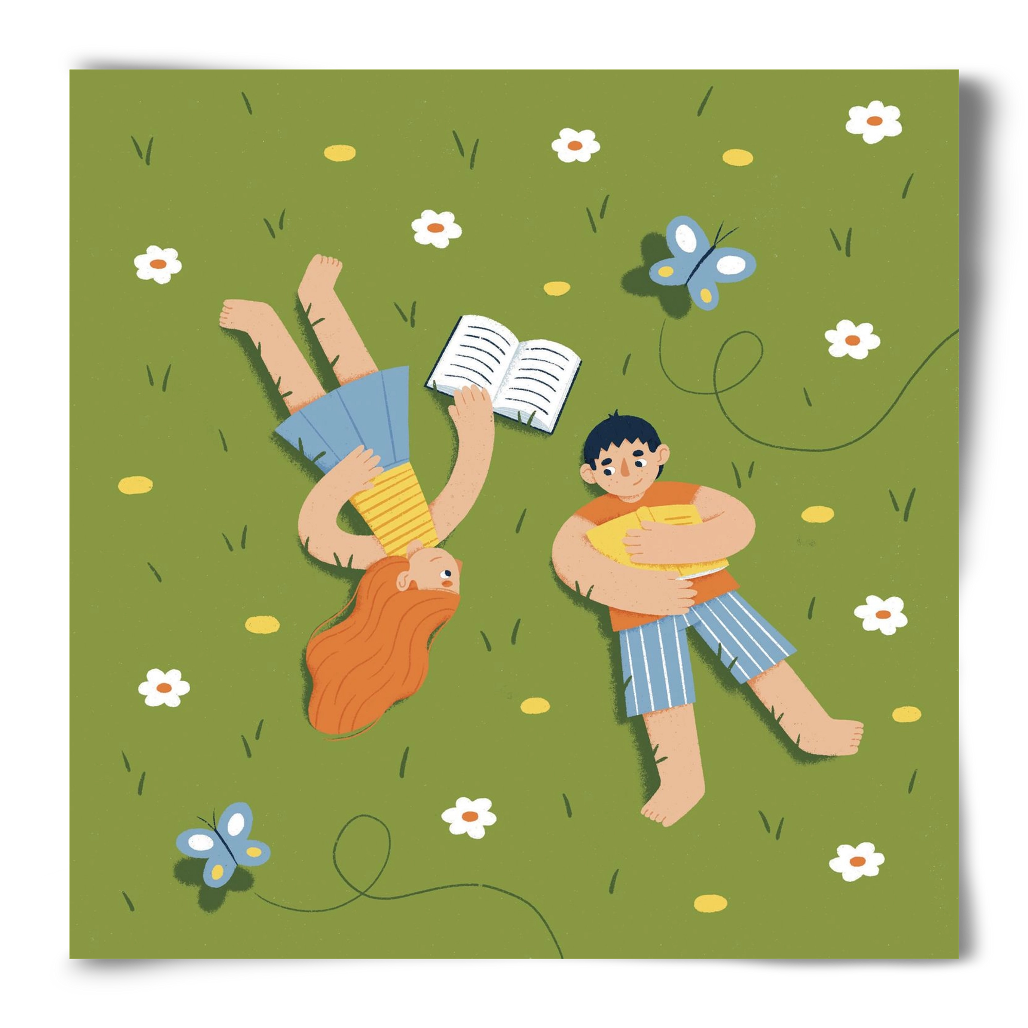 Nyári szünet, 50x50 cm, Keret nélkül