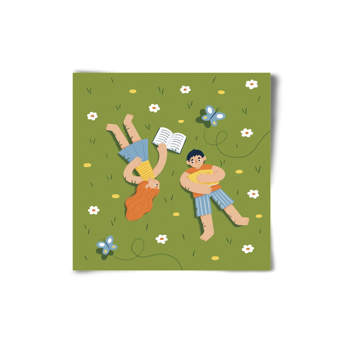 Nyári szünet, 20x20 cm, Keret nélkül