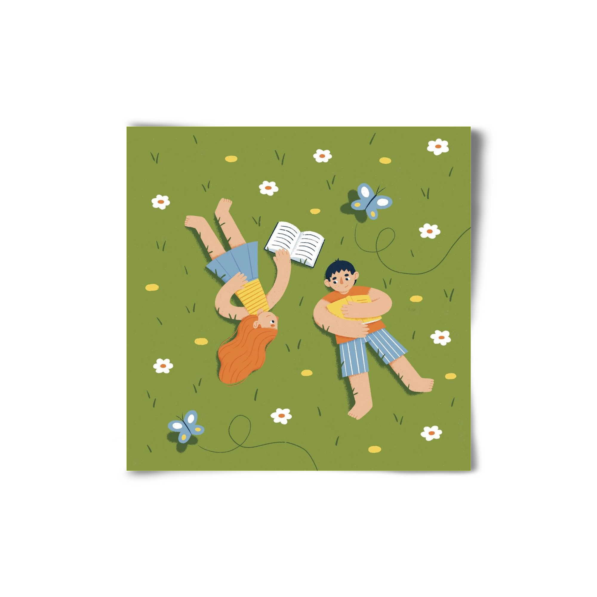 Nyári szünet, 20x20 cm, Keret nélkül