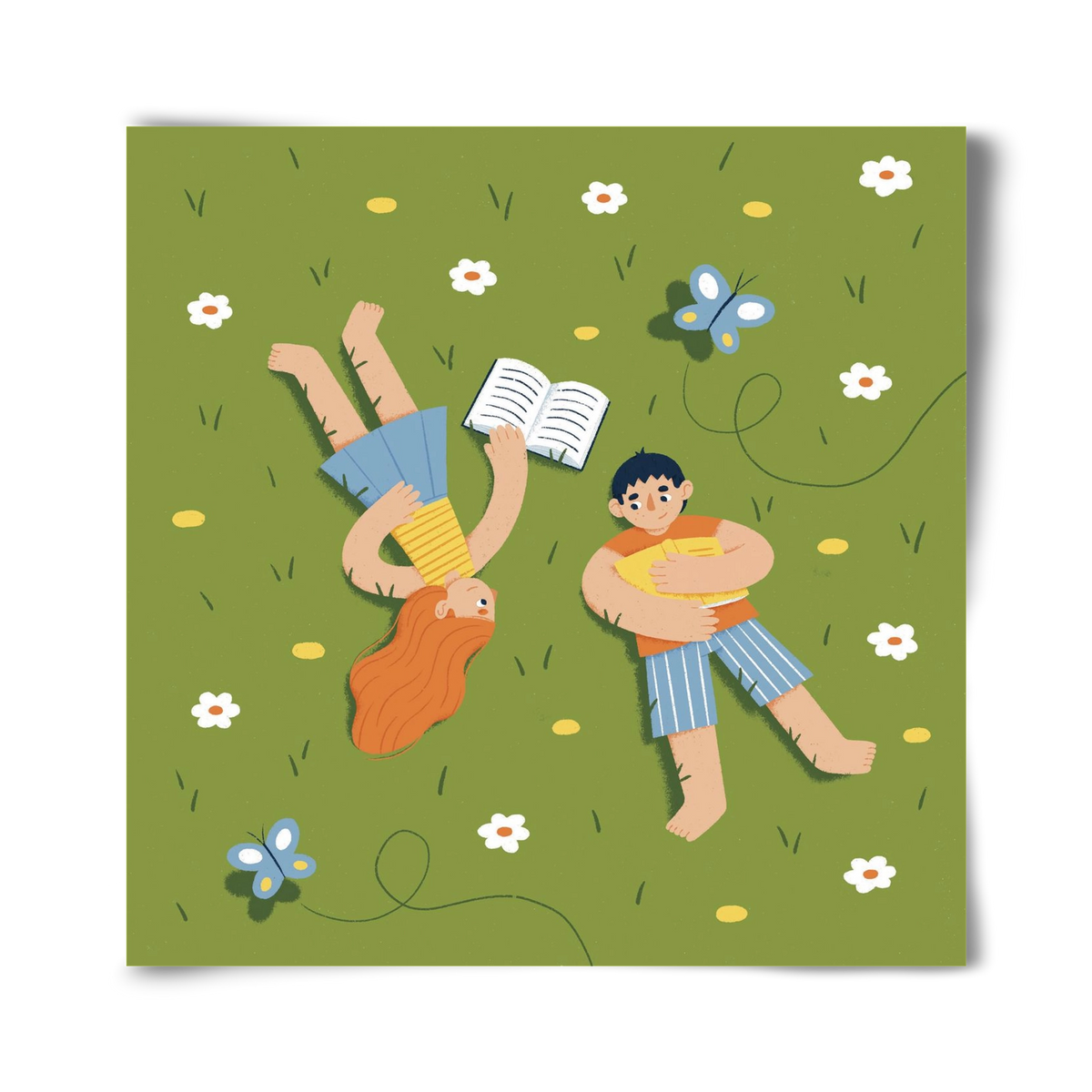 Nyári szünet, 40x40 cm, Keret nélkül