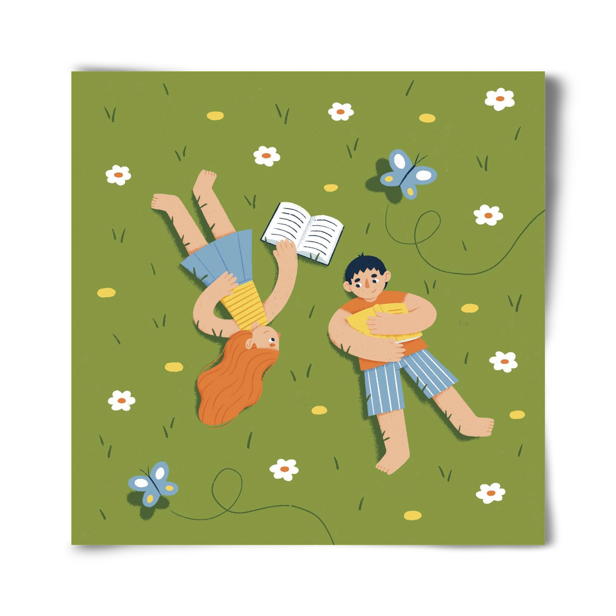 Nyári szünet, 40x40 cm, Keret nélkül