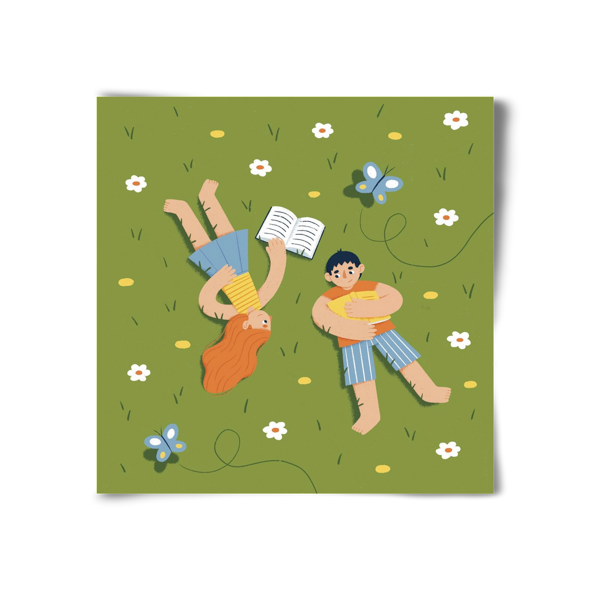 Nyári szünet, 30x30 cm, Keret nélkül