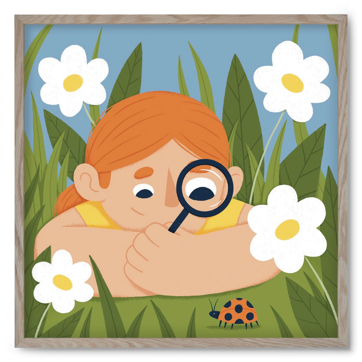 Bogárles, 50x50 cm (50x50 cm), Tölgy keret
