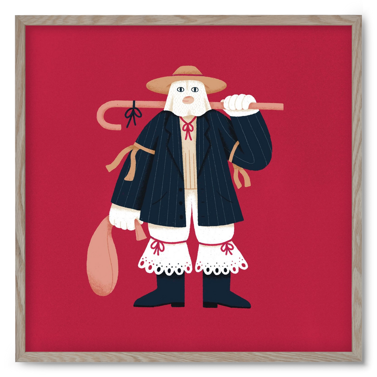 Jankele, 50x50 cm (50x50 cm), Tölgy keret