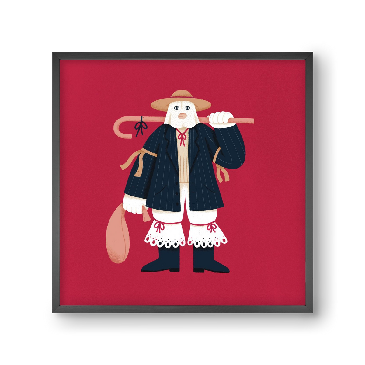 Jankele, 30x30 cm (30x30 cm), Fekete keret