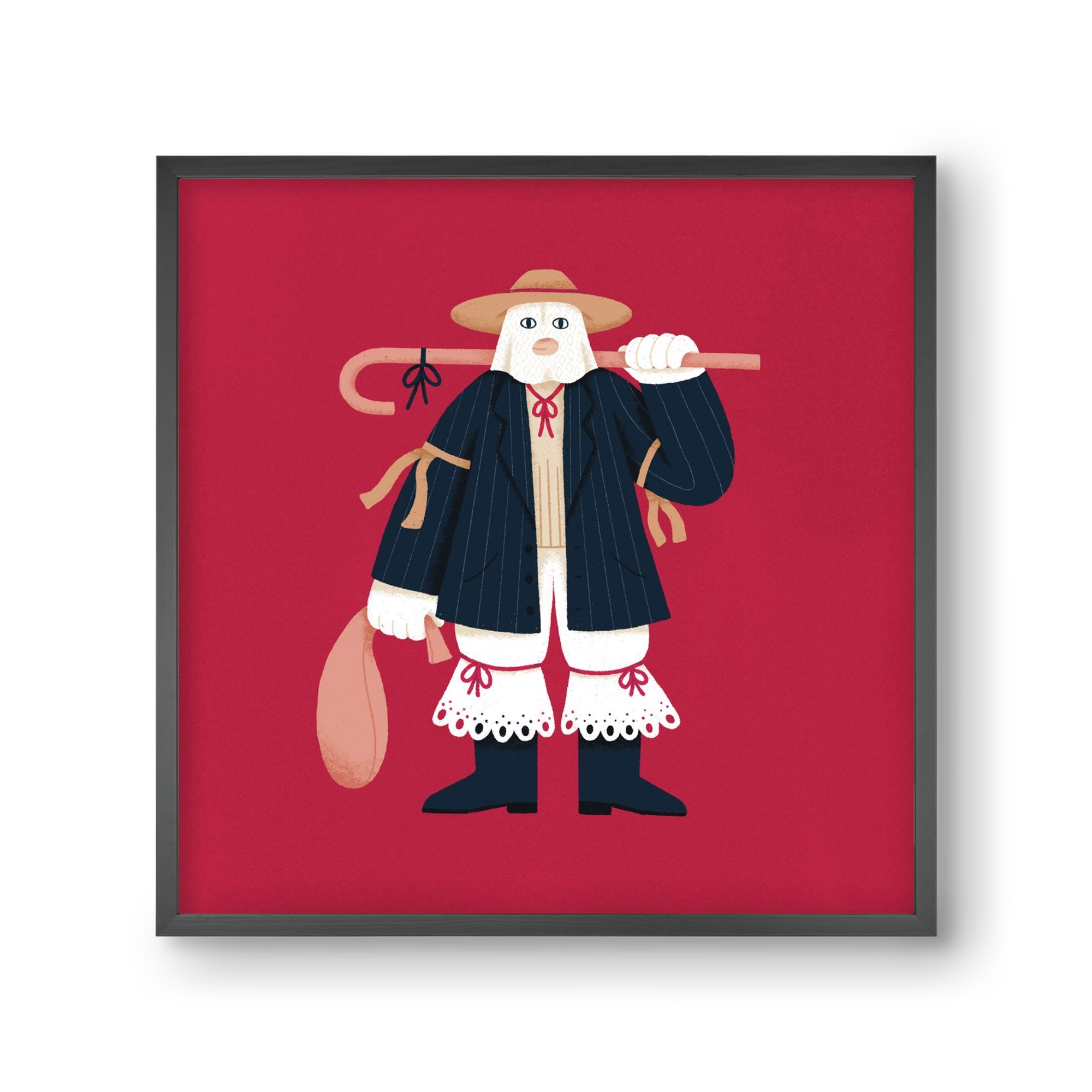 Jankele, 30x30 cm (30x30 cm), Fekete keret