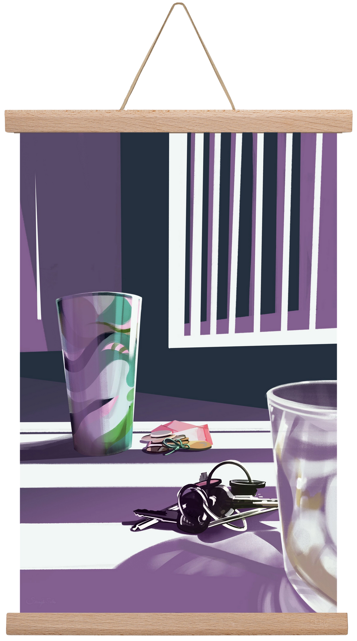 Íróasztalod, 30x45 cm (30x45 cm), Tölgy akasztó