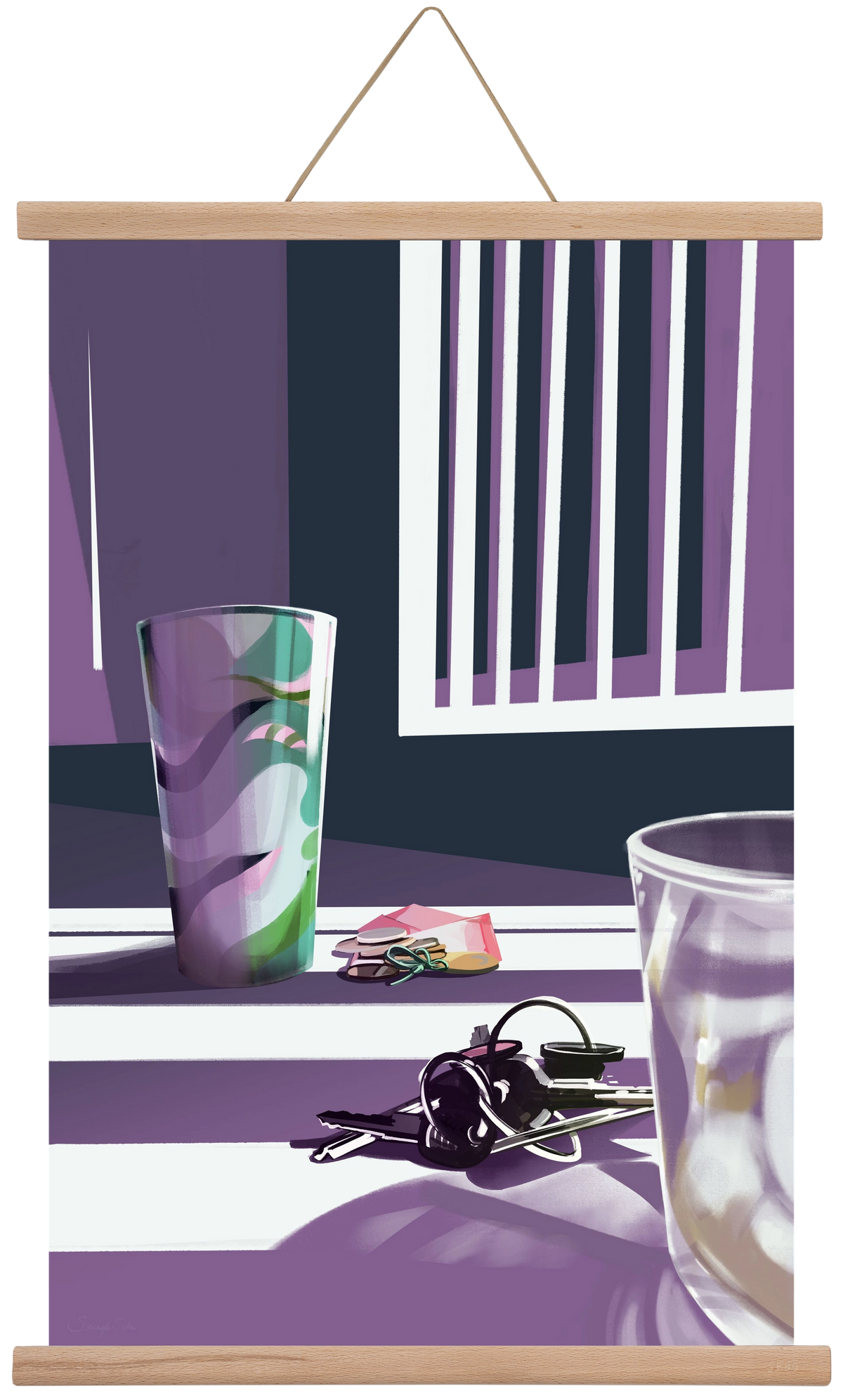 Íróasztalod, 40x60 cm (40x60 cm), Tölgy akasztó