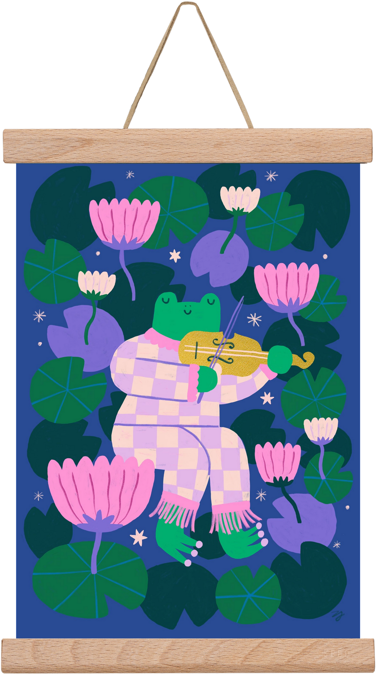 Frog Music, 20x30 cm (20x30 cm), Tölgy akasztó