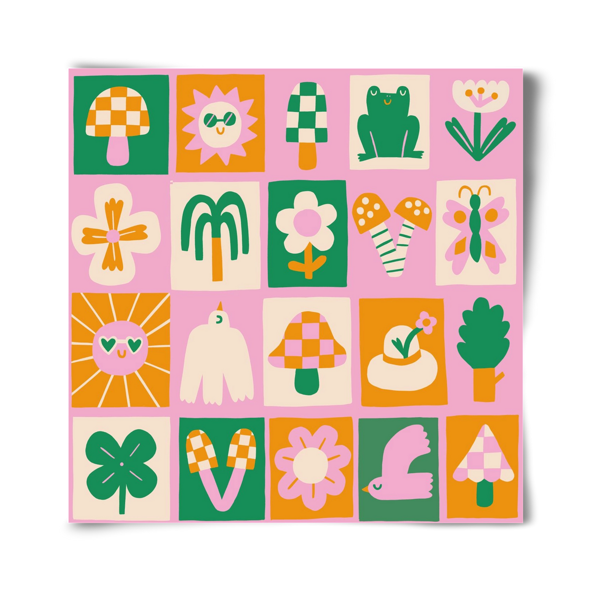 Magic Garden , 40x40 cm, Keret nélkül