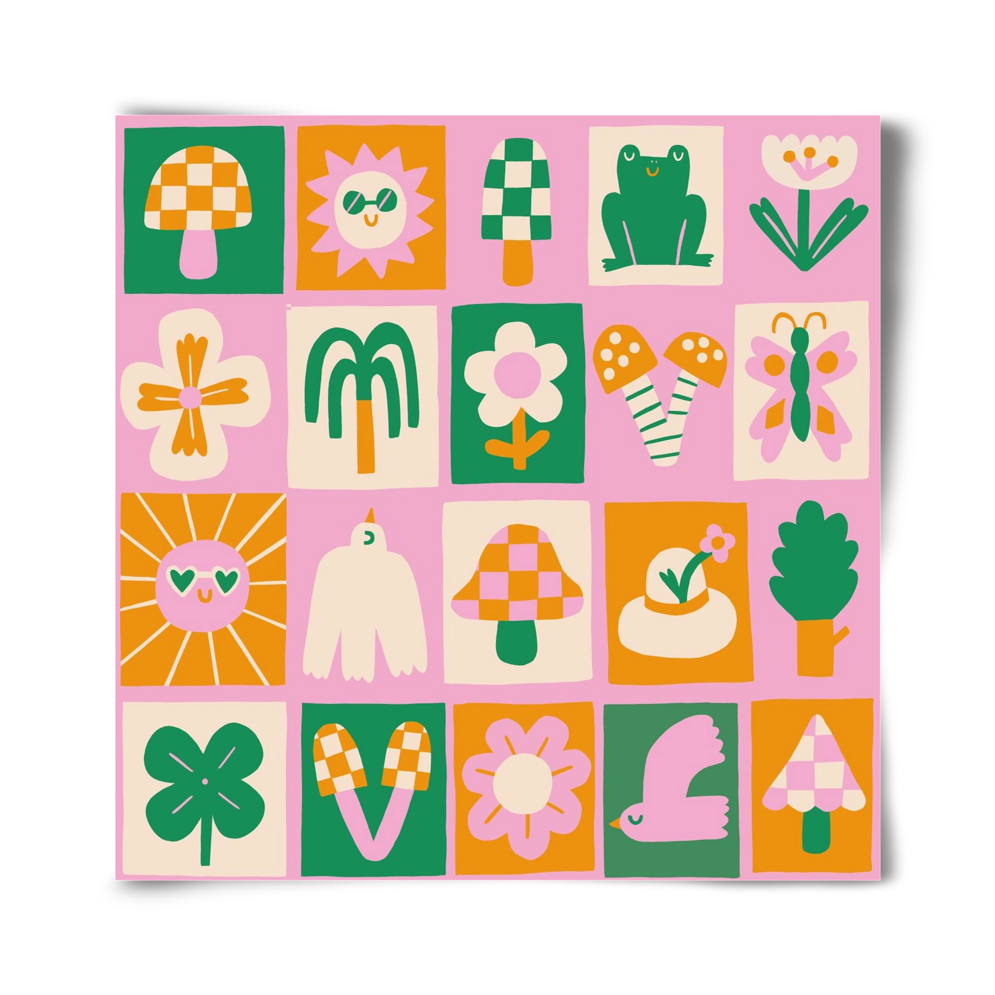 Magic Garden , 40x40 cm, Keret nélkül