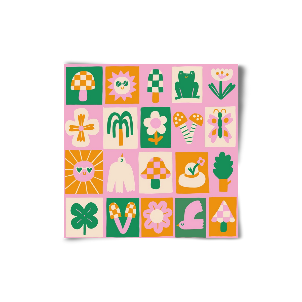 Magic Garden , 20x20 cm, Keret nélkül