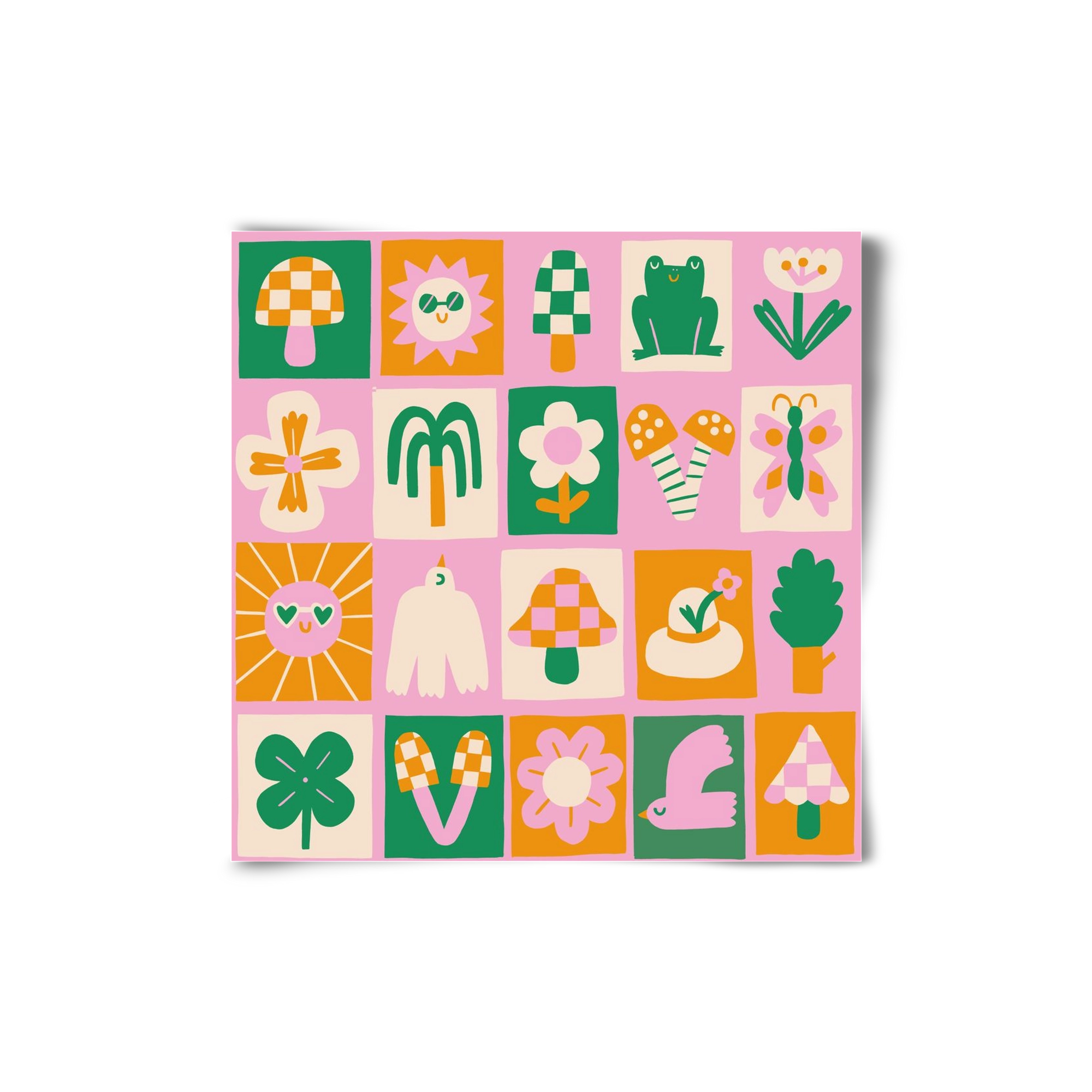 Magic Garden , 20x20 cm, Keret nélkül