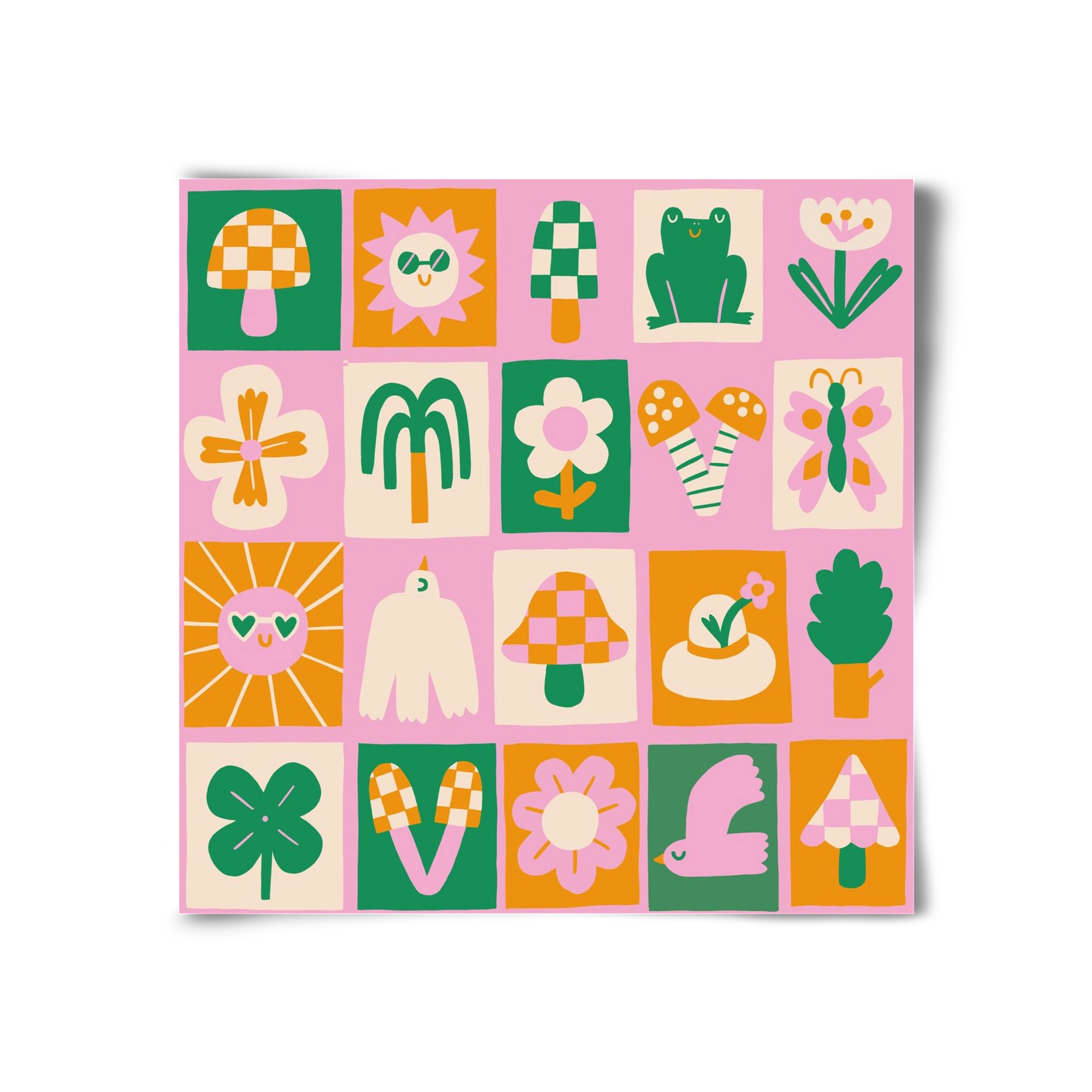 Magic Garden , 30x30 cm, Keret nélkül