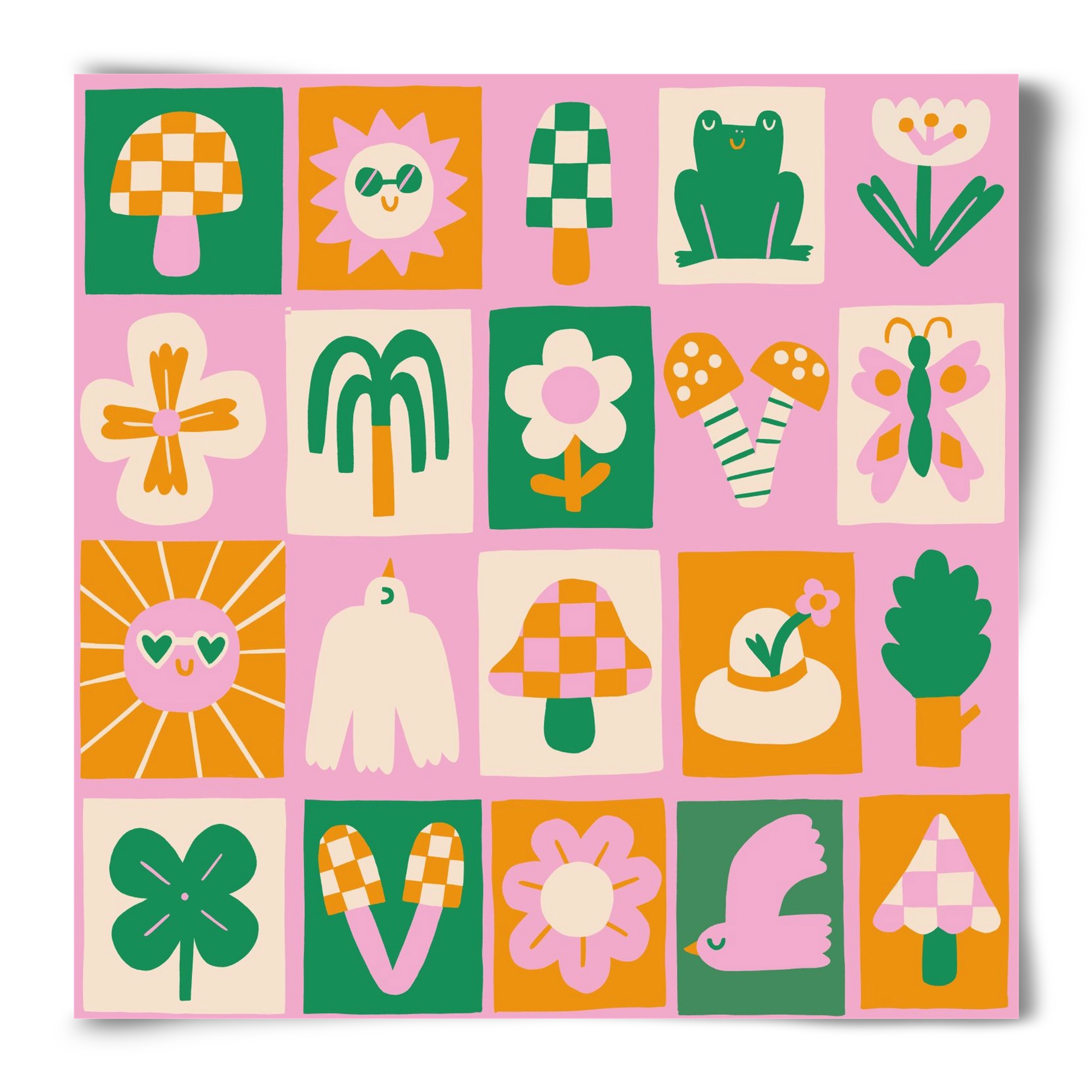 Magic Garden , 50x50 cm, Keret nélkül