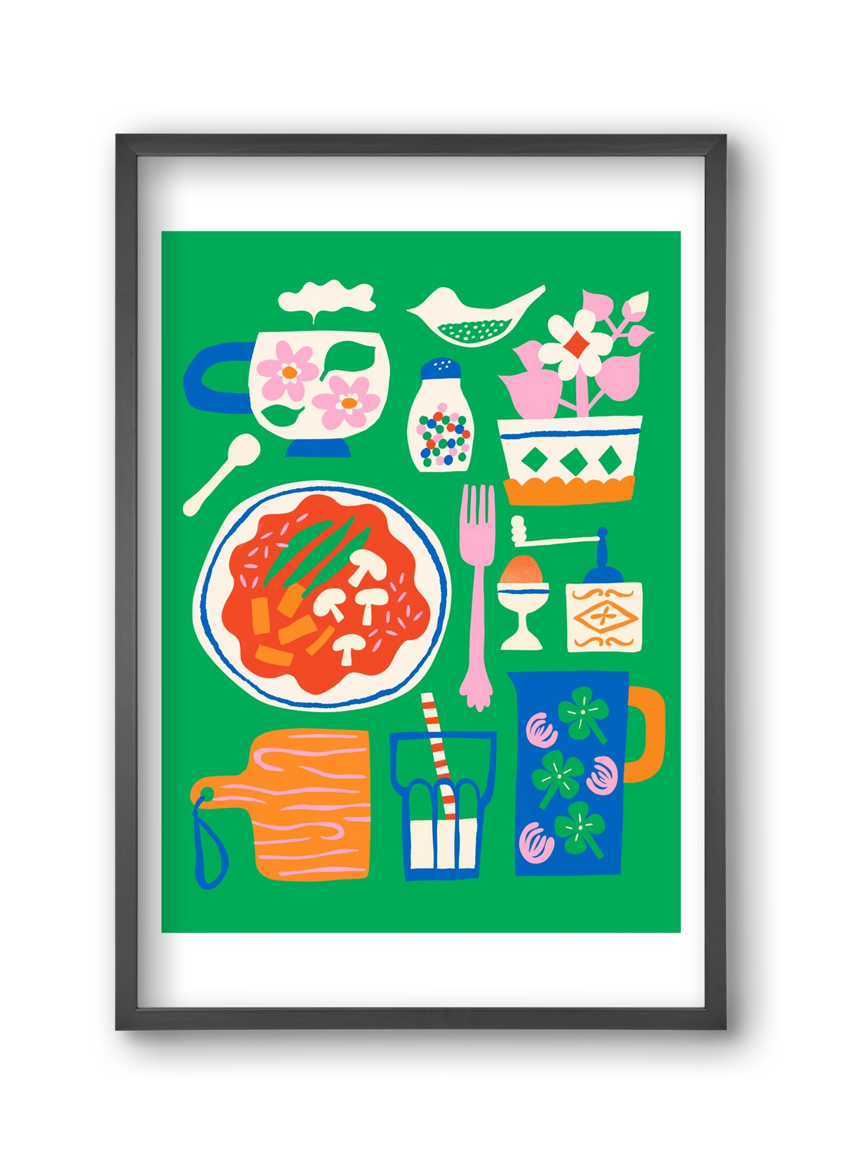 Cozy Lucnh, 30x45 cm (30x45 cm), Fekete keret