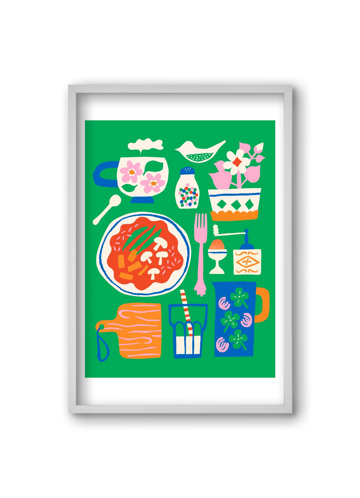 Cozy Lucnh, 20x30 cm (20x30 cm), Fehér keret