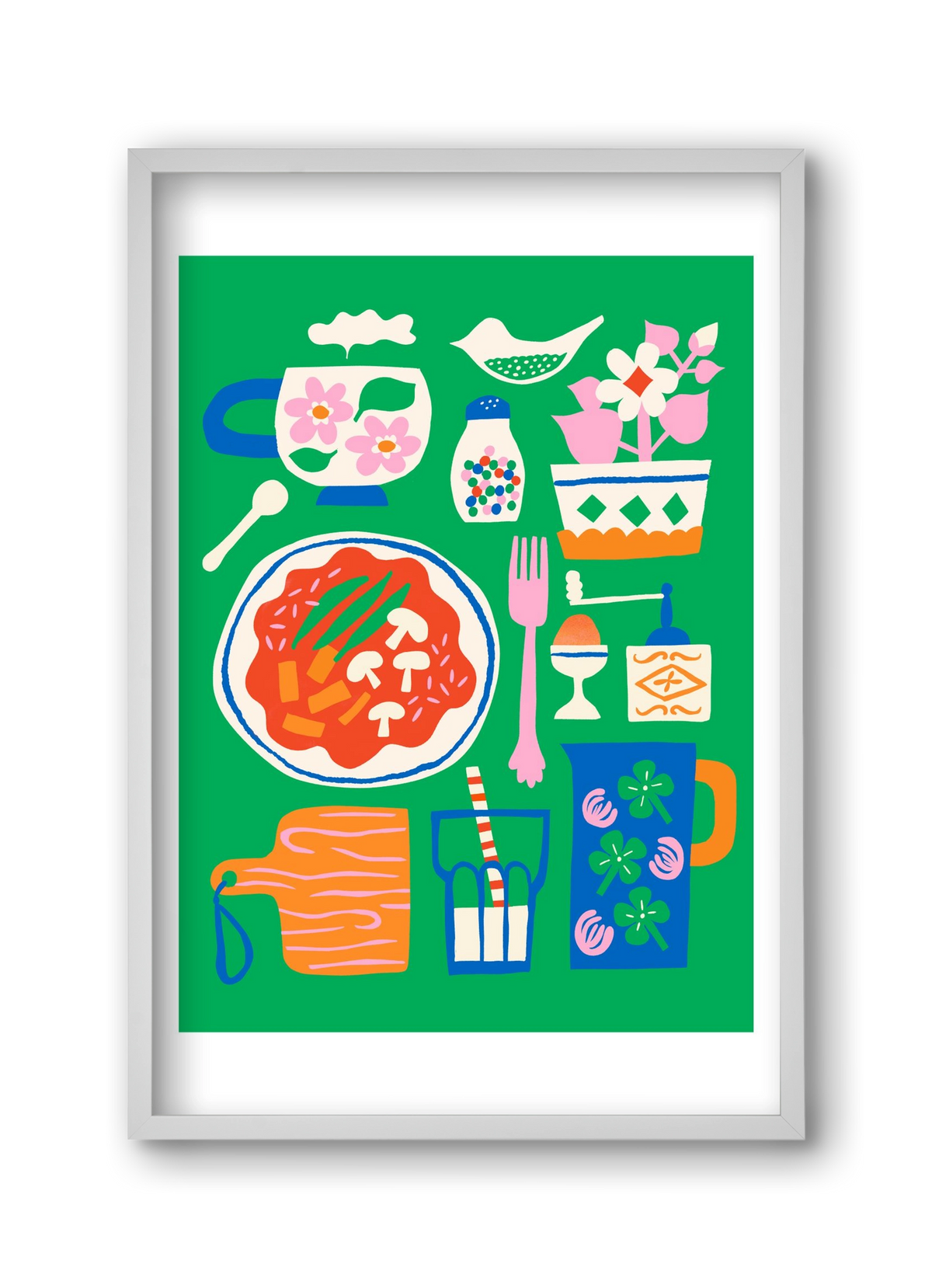 Cozy Lucnh, 30x45 cm (30x45 cm), Fehér keret