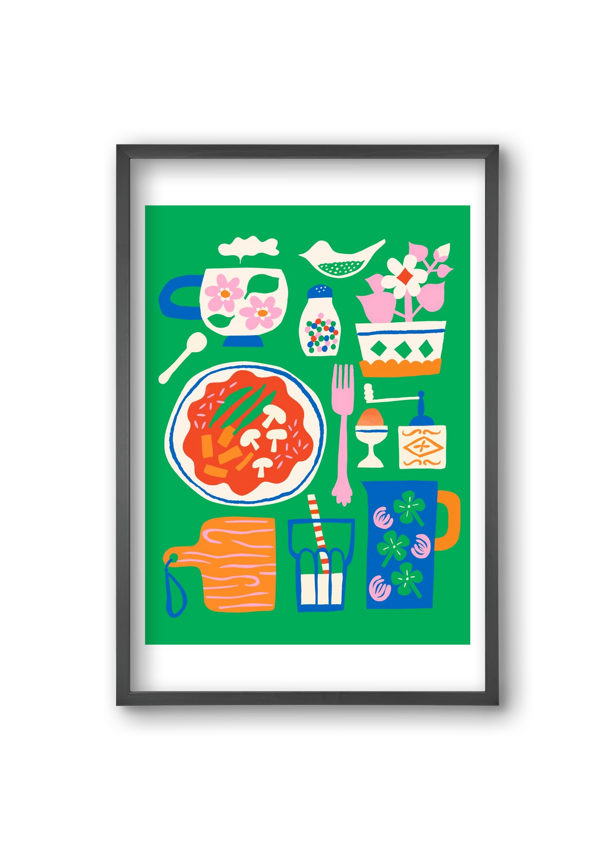 Cozy Lucnh, 20x30 cm (20x30 cm), Fekete keret