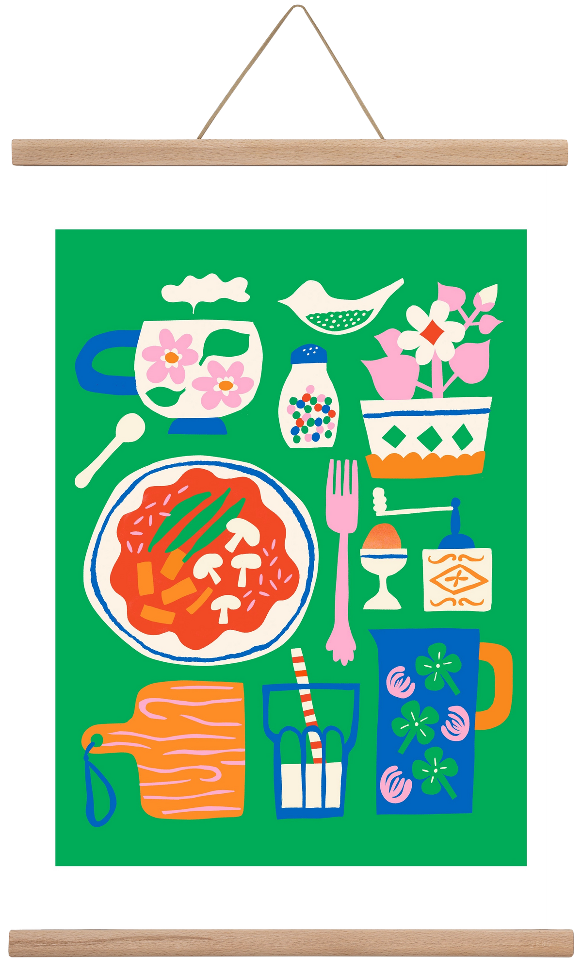 Cozy Lucnh, 40x60 cm (40x60 cm), Tölgy akasztó