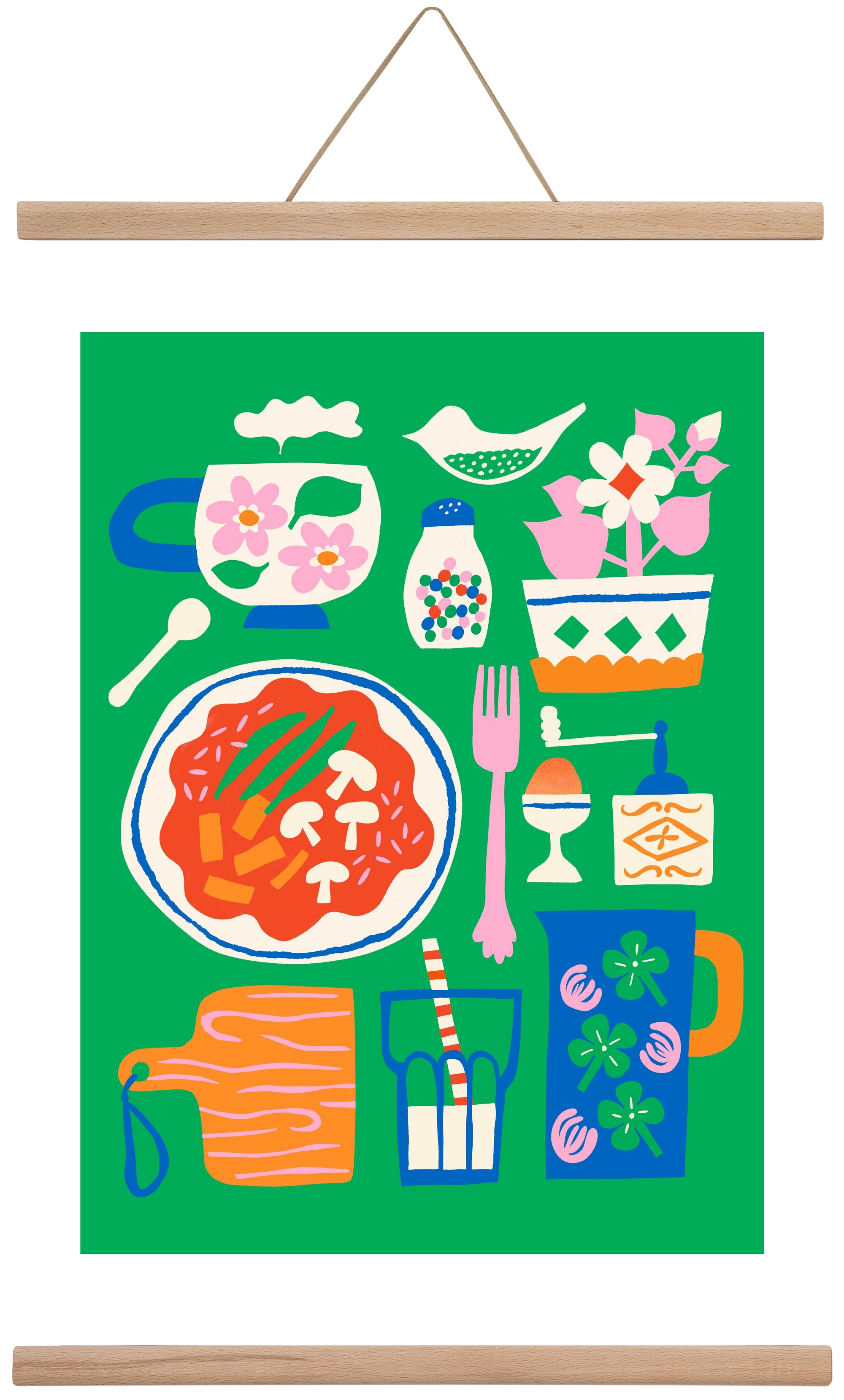 Cozy Lucnh, 40x60 cm (40x60 cm), Tölgy akasztó