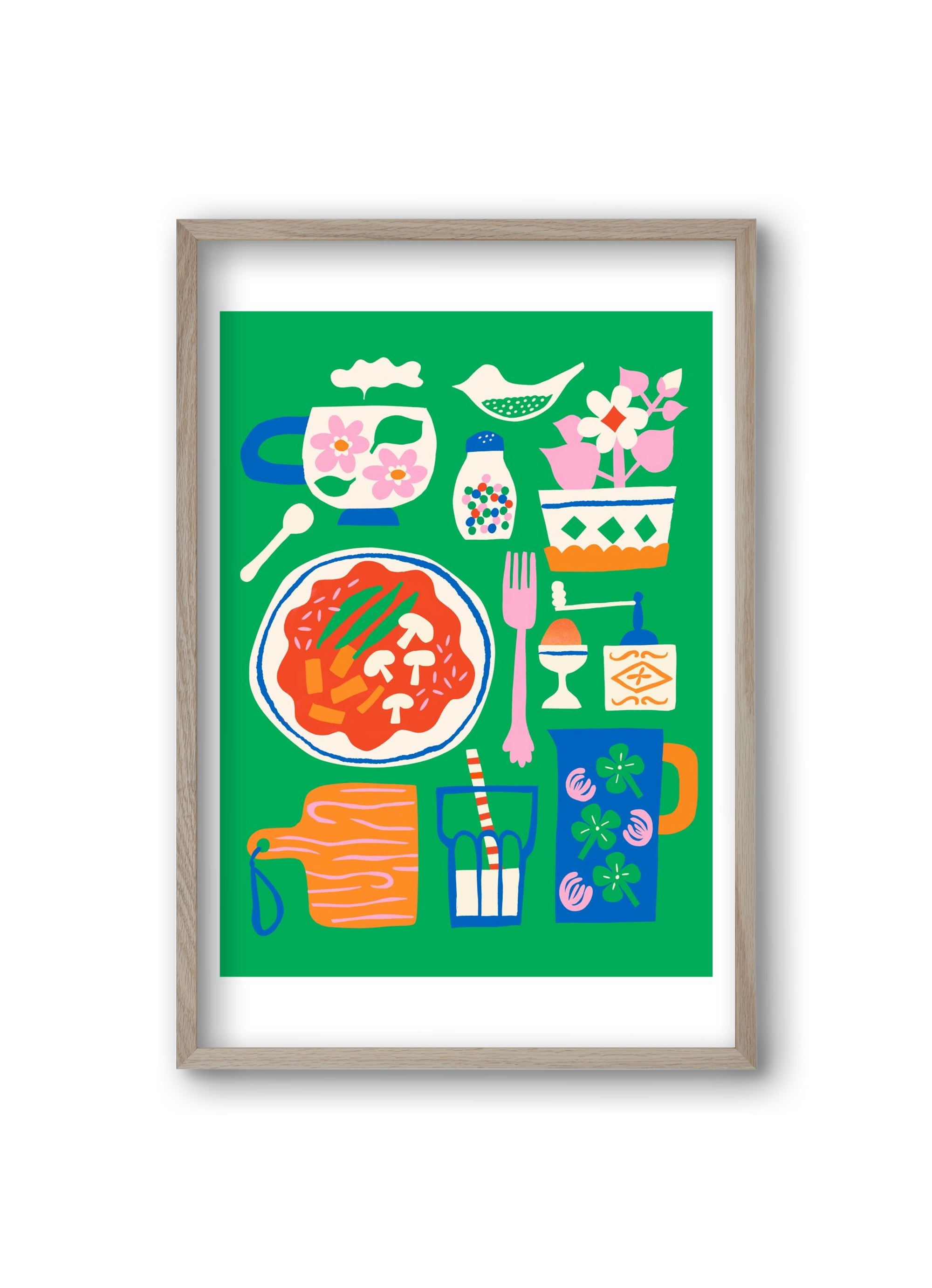 Cozy Lucnh, 20x30 cm (20x30 cm), Tölgy keret