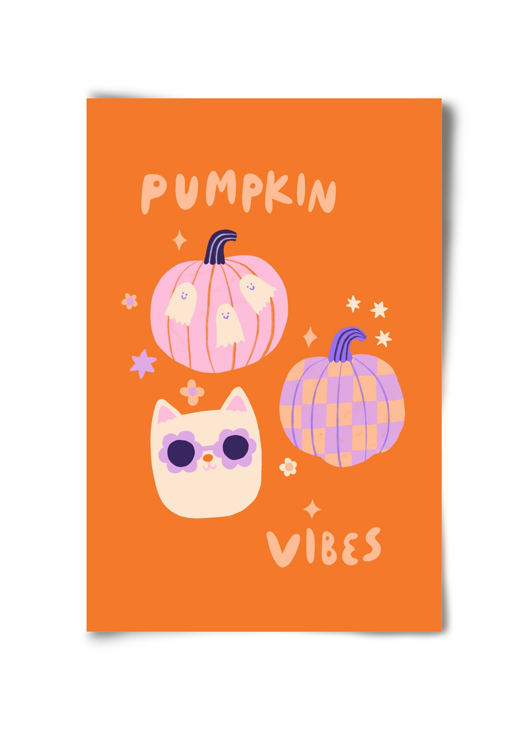 Pumpkin Vibes, 30x45 cm, Keret nélkül