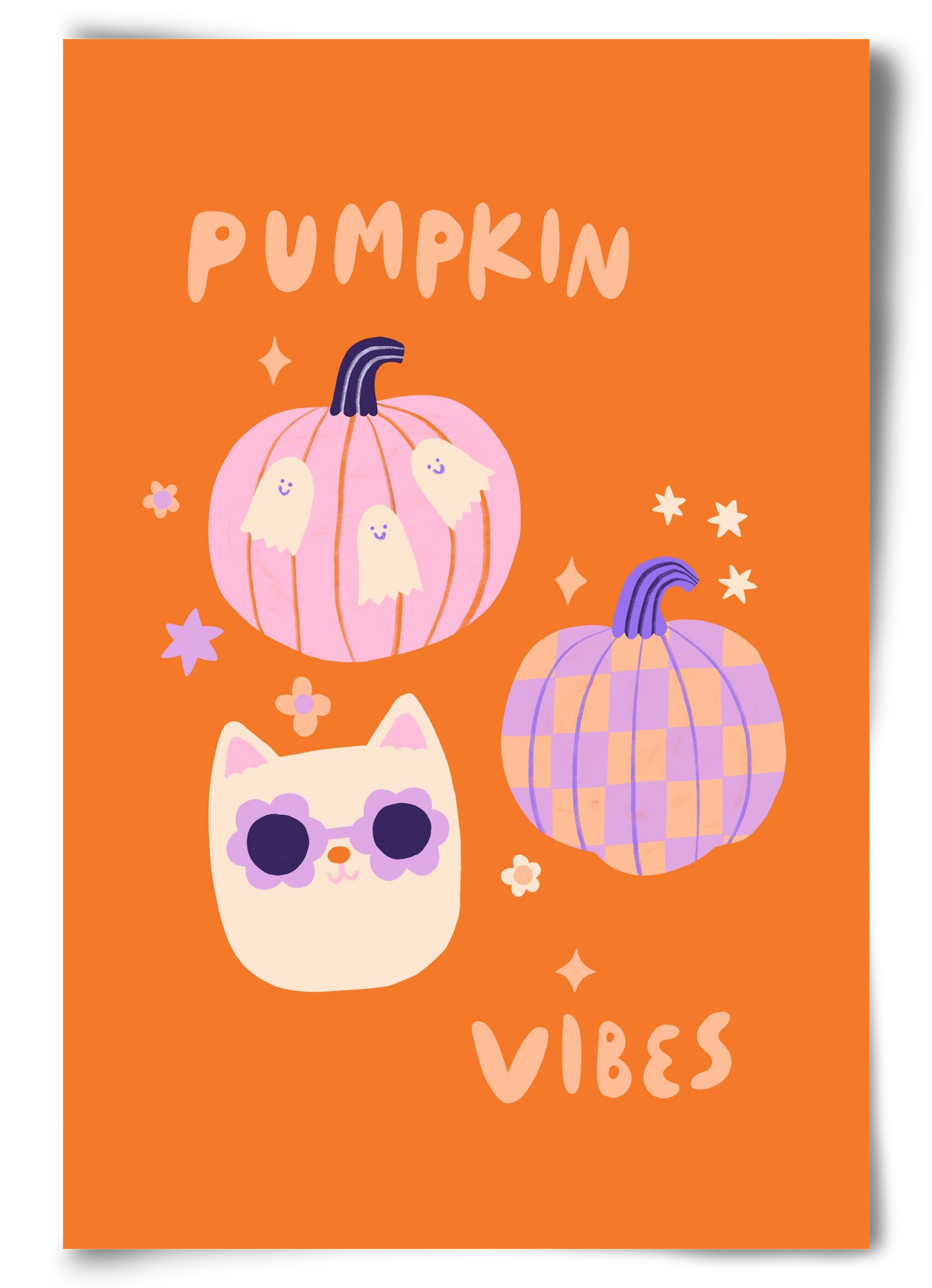 Pumpkin Vibes, 60x90 cm, Keret nélkül
