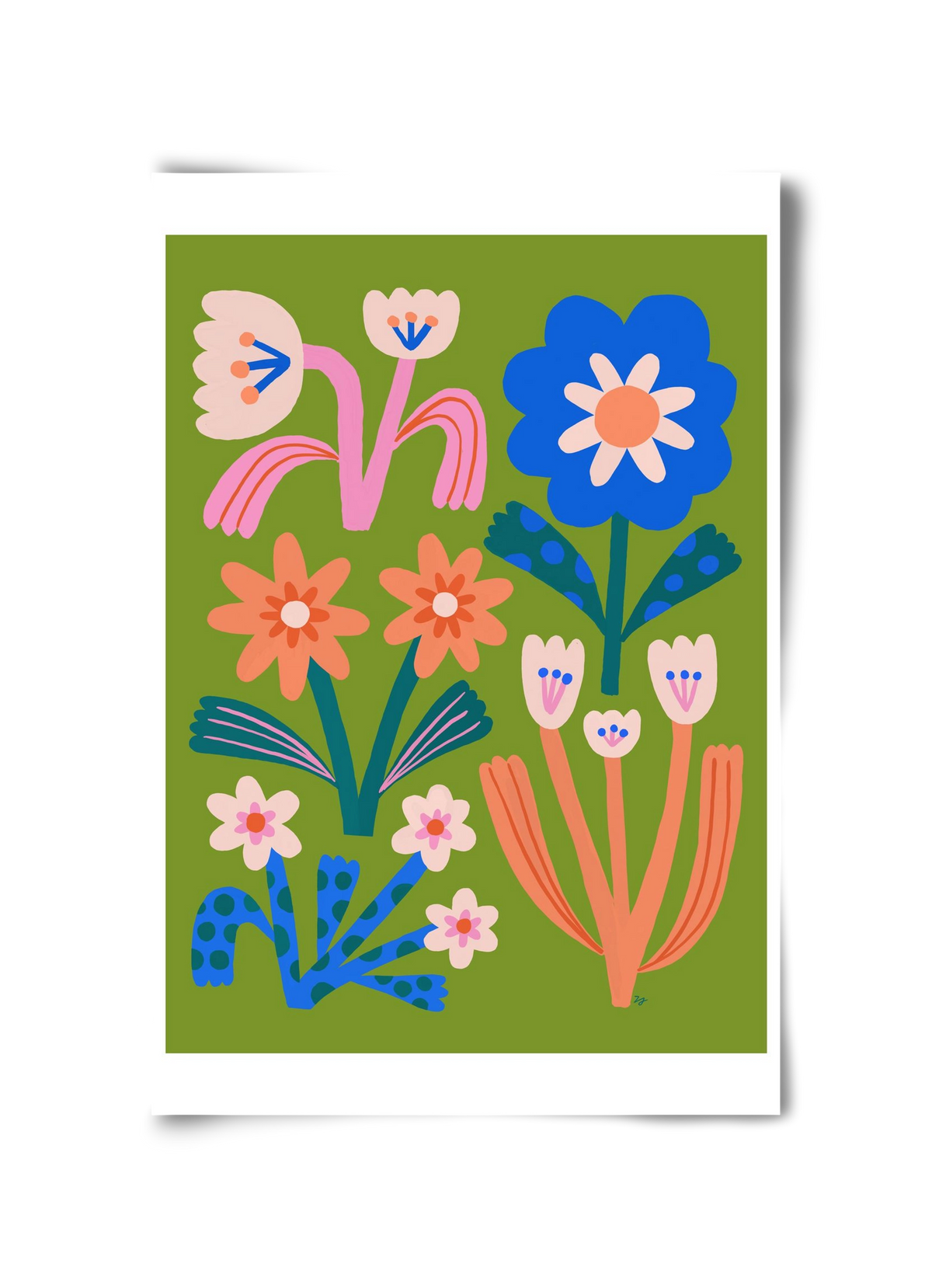 Cute Flowers, 30x45 cm, Keret nélkül