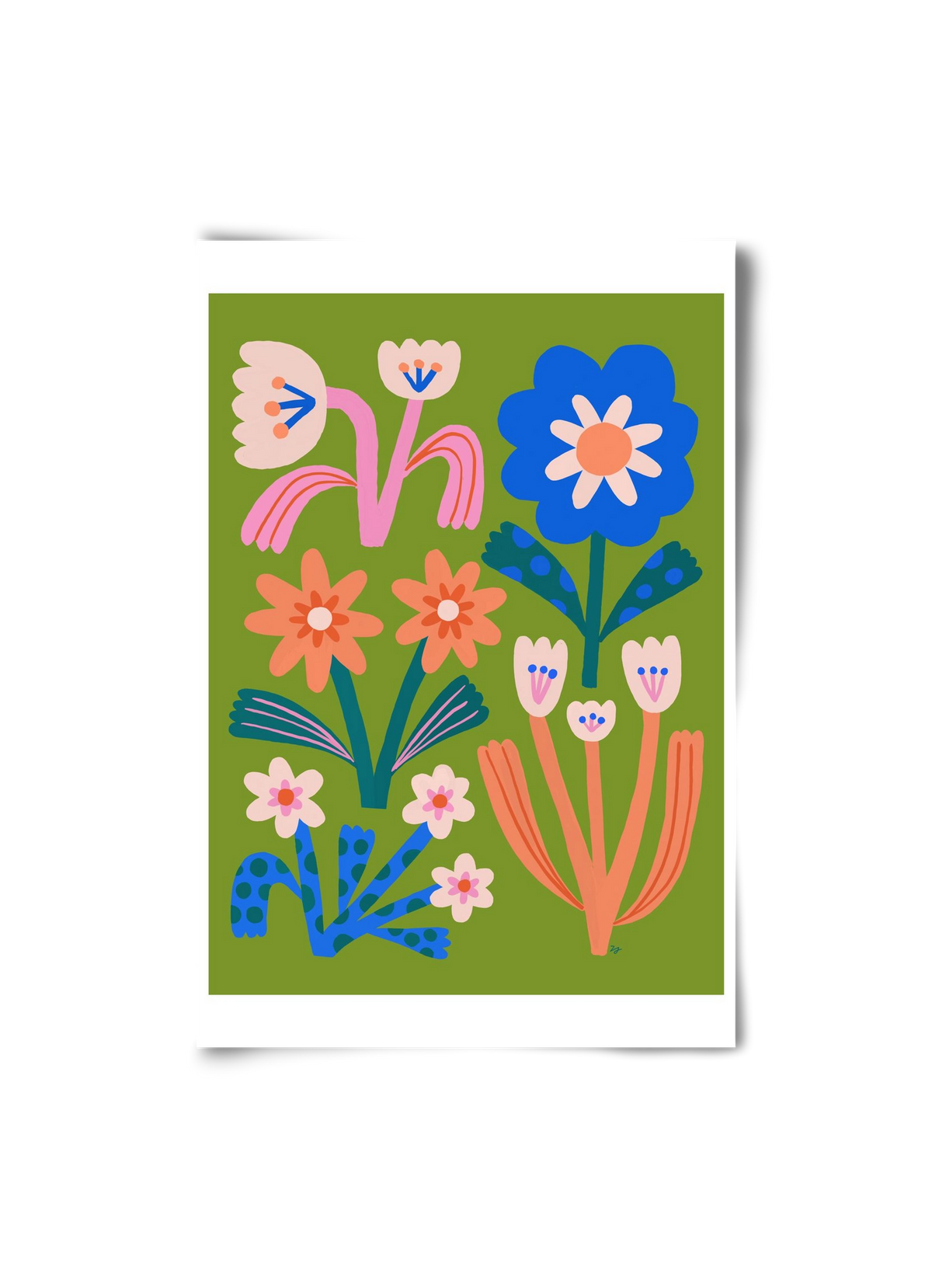 Cute Flowers, 20x30 cm, Keret nélkül