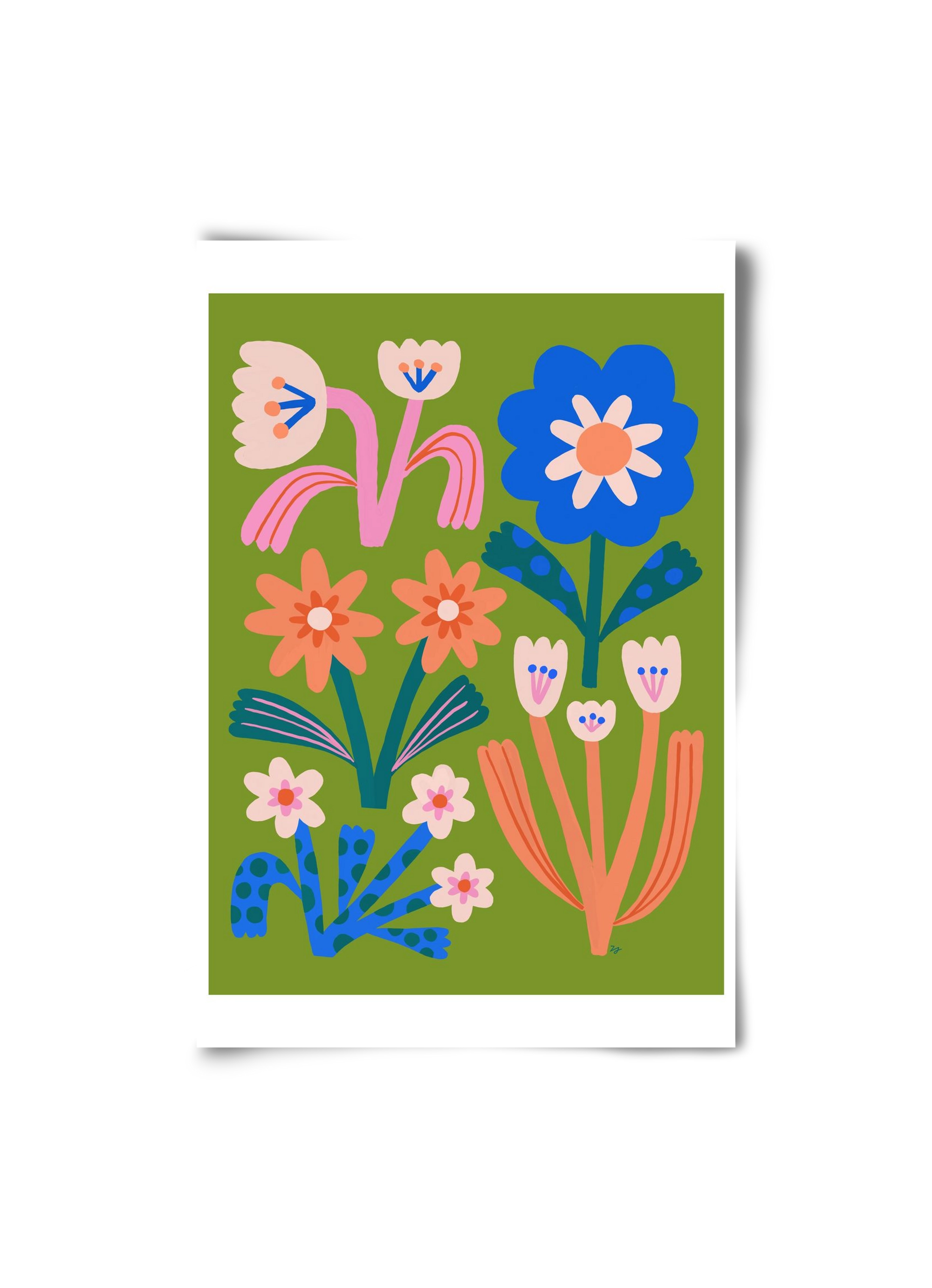 Cute Flowers, 20x30 cm, Keret nélkül