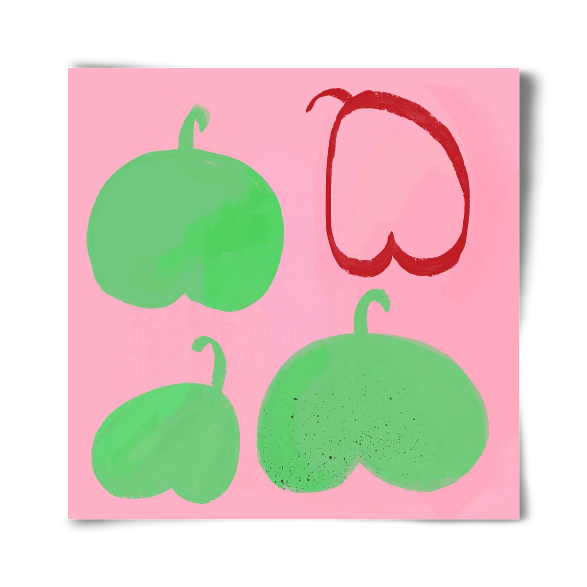 Peras, 40x40 cm, Keret nélkül