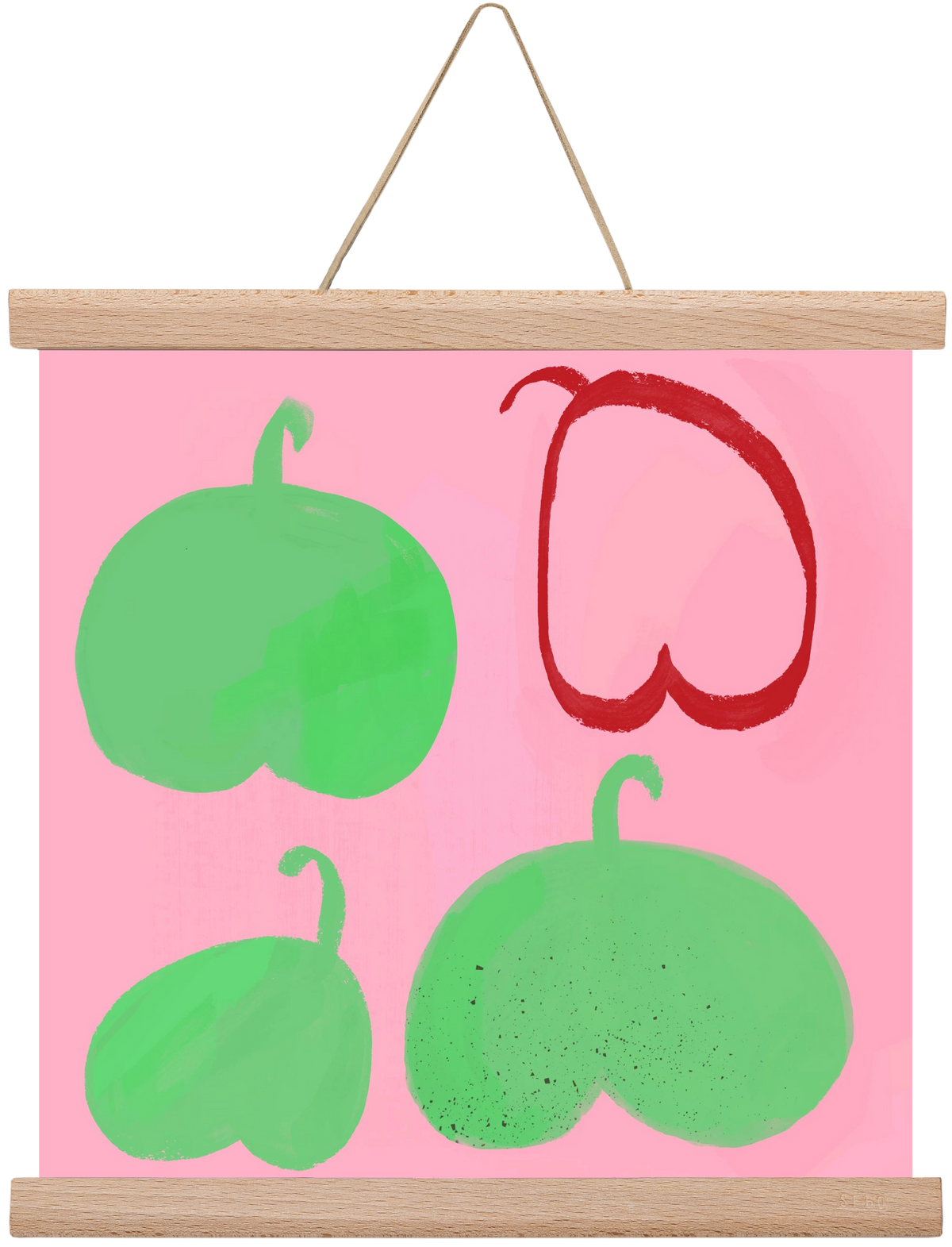 Peras, 30x30 cm (30x30 cm), Tölgy akasztó