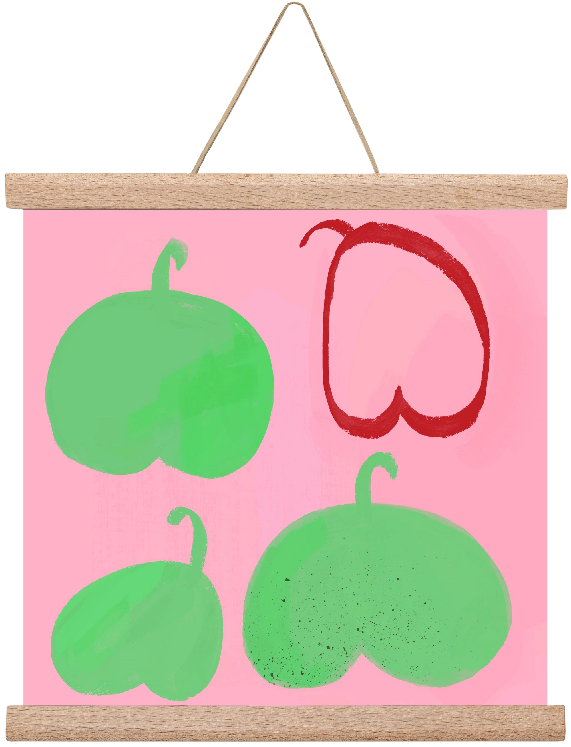 Peras, 30x30 cm (30x30 cm), Tölgy akasztó