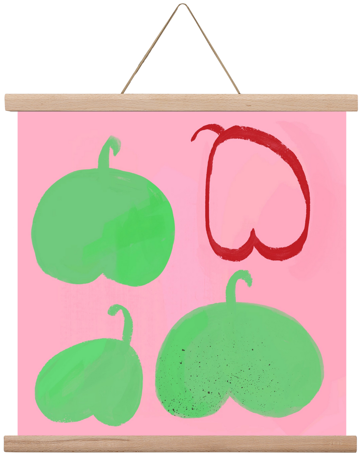 Peras, 40x40 cm (40x40 cm), Tölgy akasztó