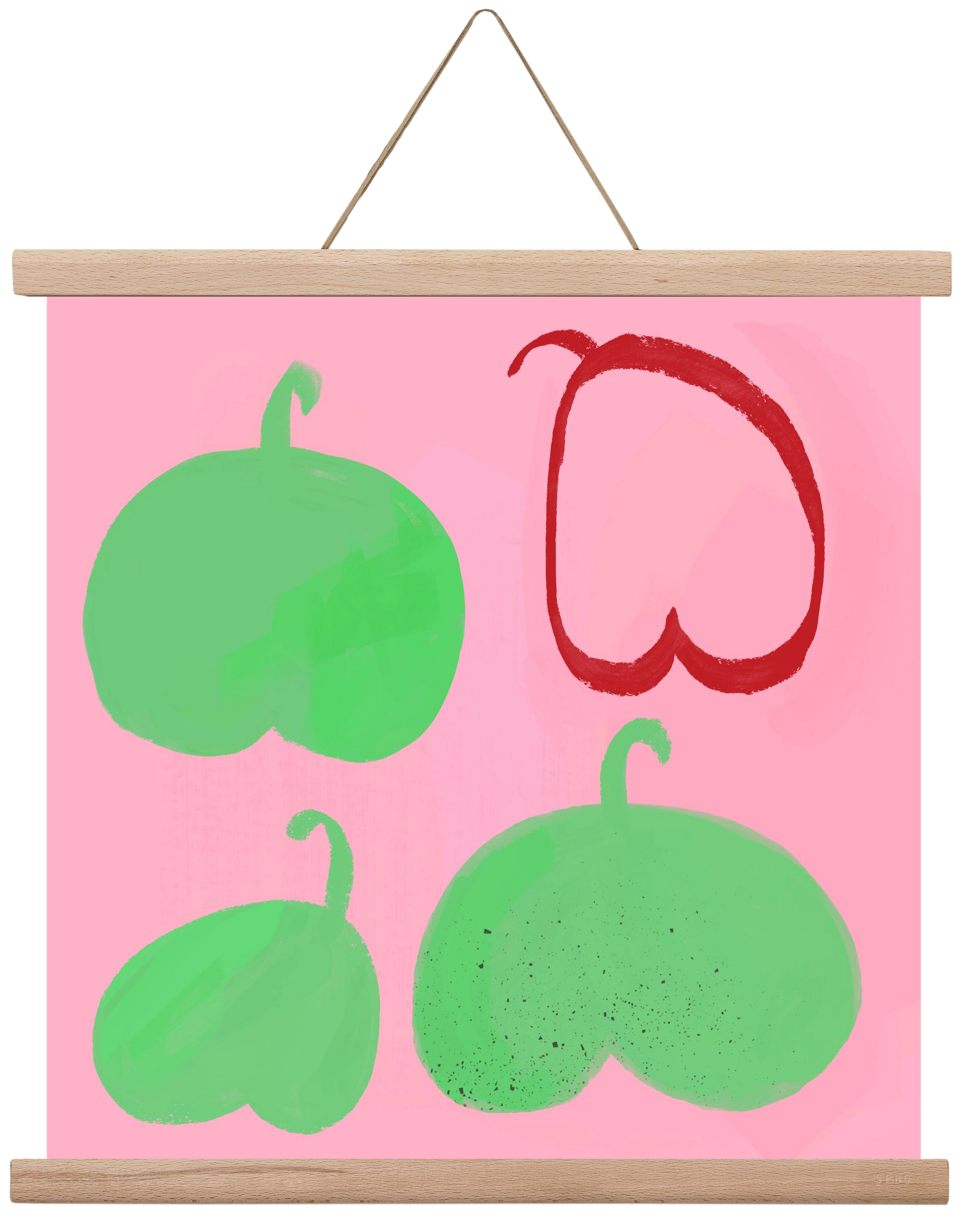 Peras, 40x40 cm (40x40 cm), Tölgy akasztó