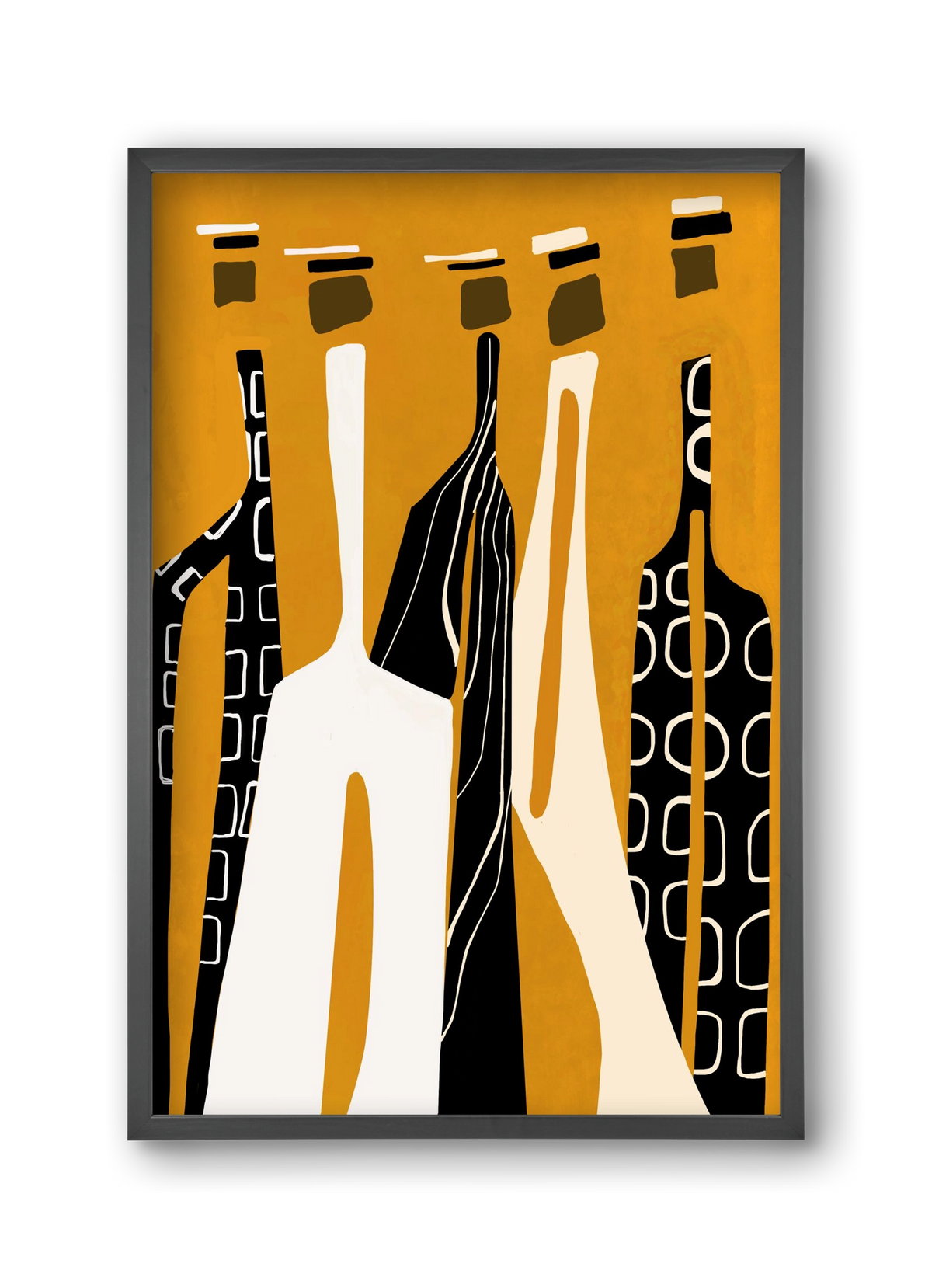 Sahara , 30x45 cm (30x45 cm), Fekete keret