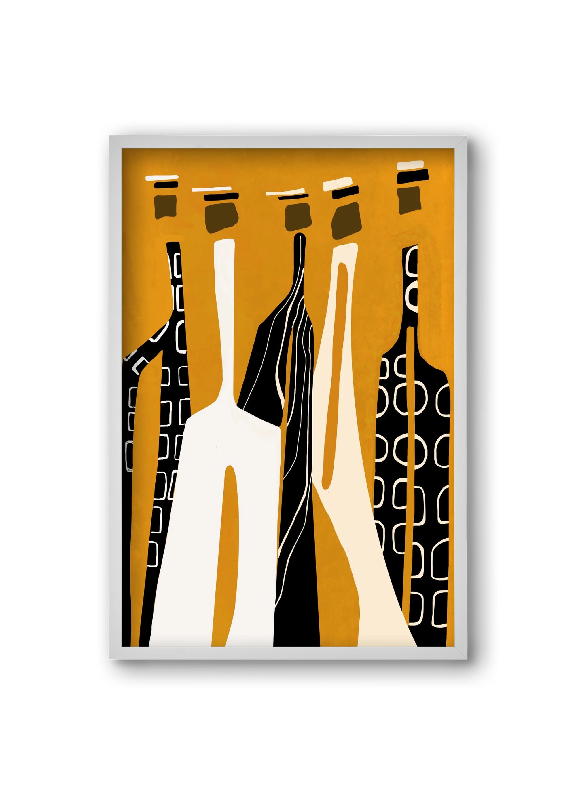 Sahara , 20x30 cm (20x30 cm), Fehér keret