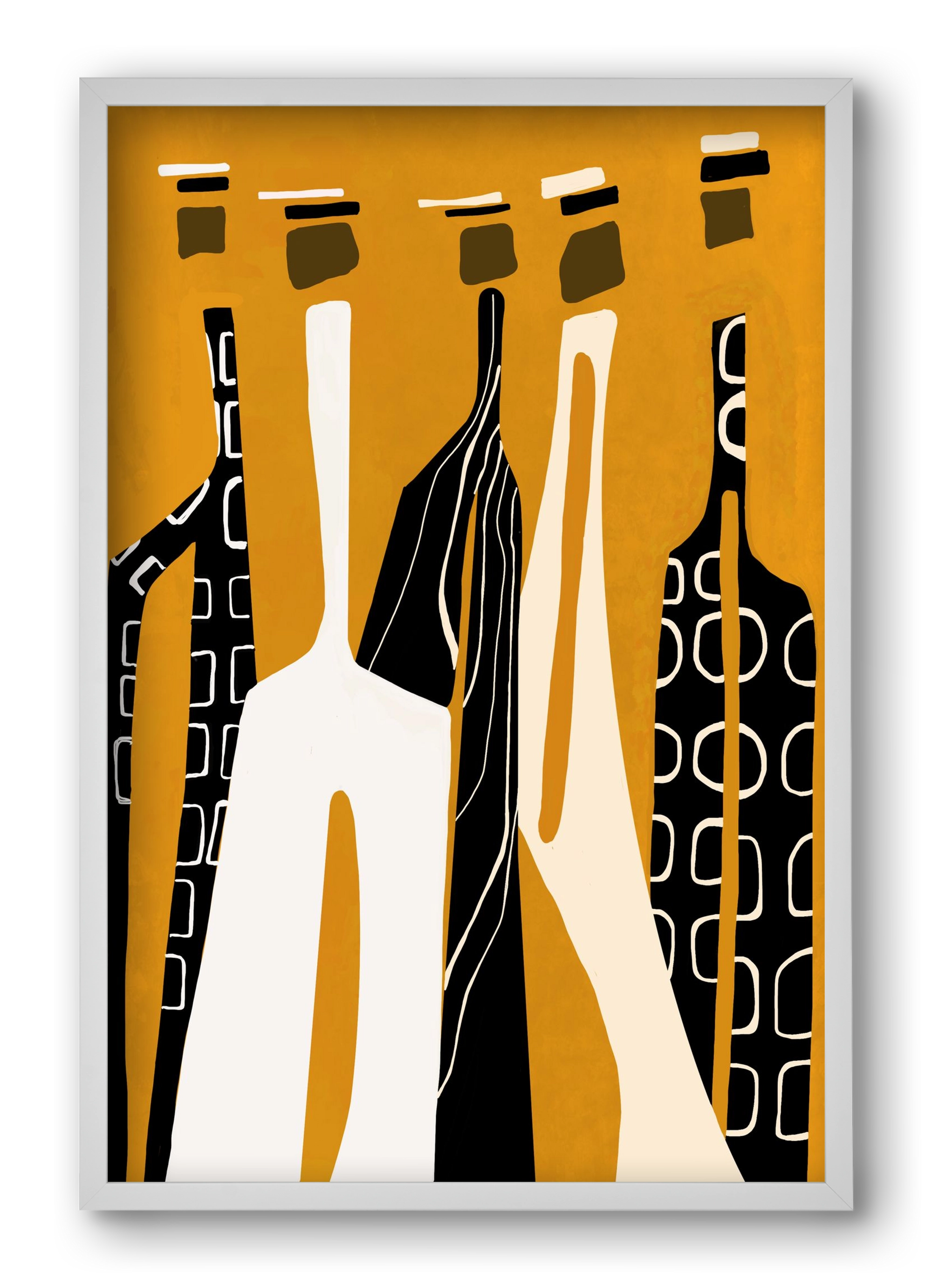 Sahara , 40x60 cm (40x60 cm), Fehér keret