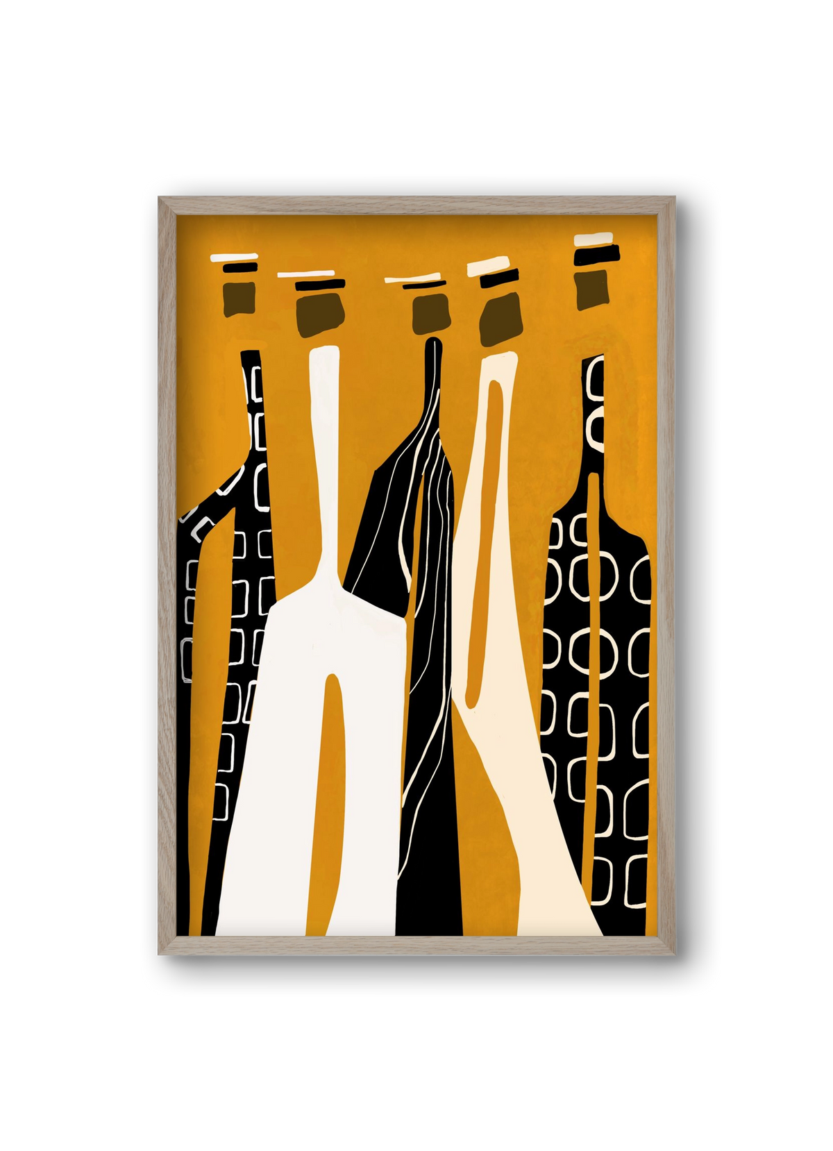 Sahara , 20x30 cm (20x30 cm), Tölgy keret