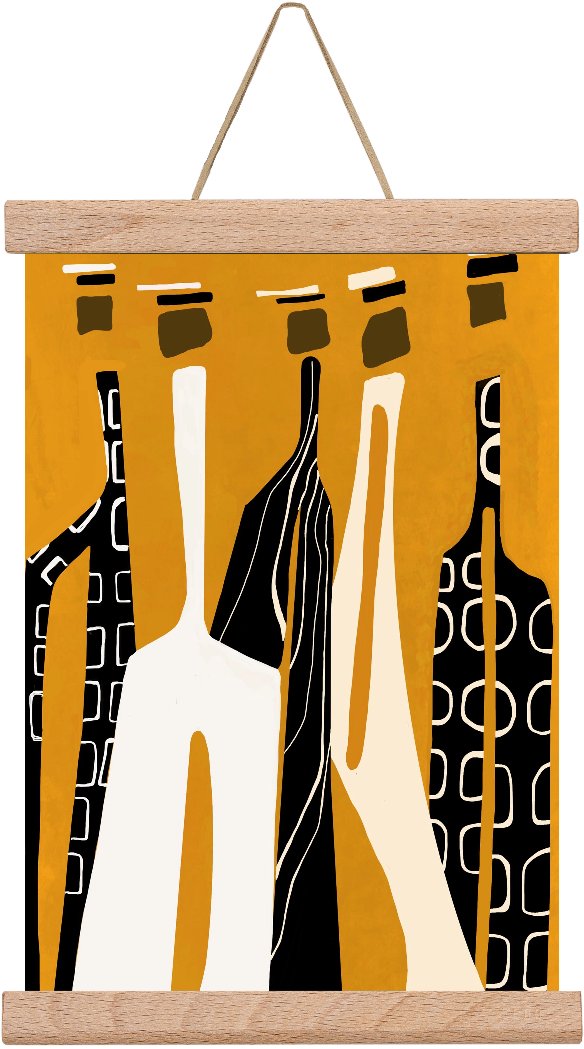 Sahara , 20x30 cm (20x30 cm), Tölgy akasztó