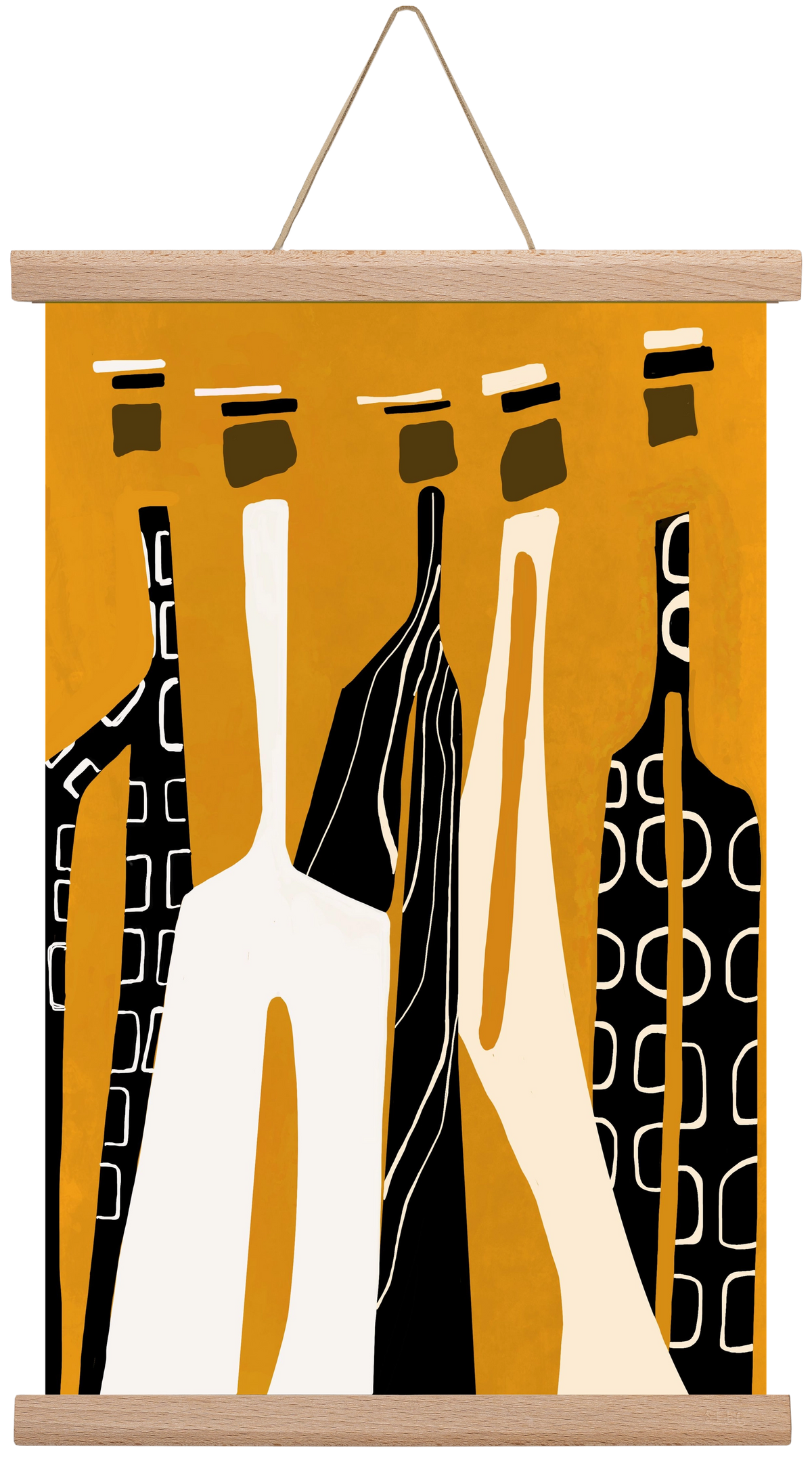 Sahara , 30x45 cm (30x45 cm), Tölgy akasztó