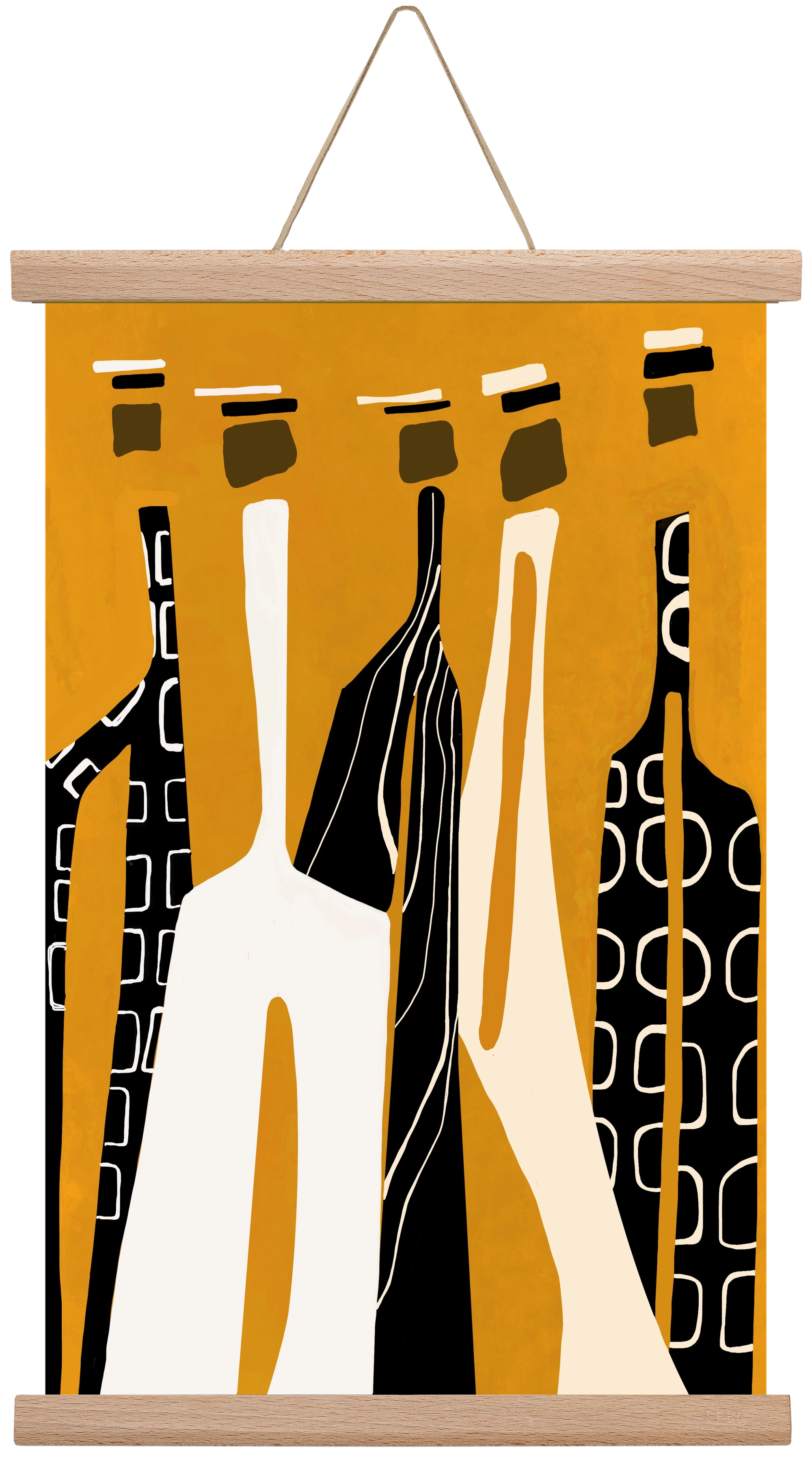 Sahara , 30x45 cm (30x45 cm), Tölgy akasztó