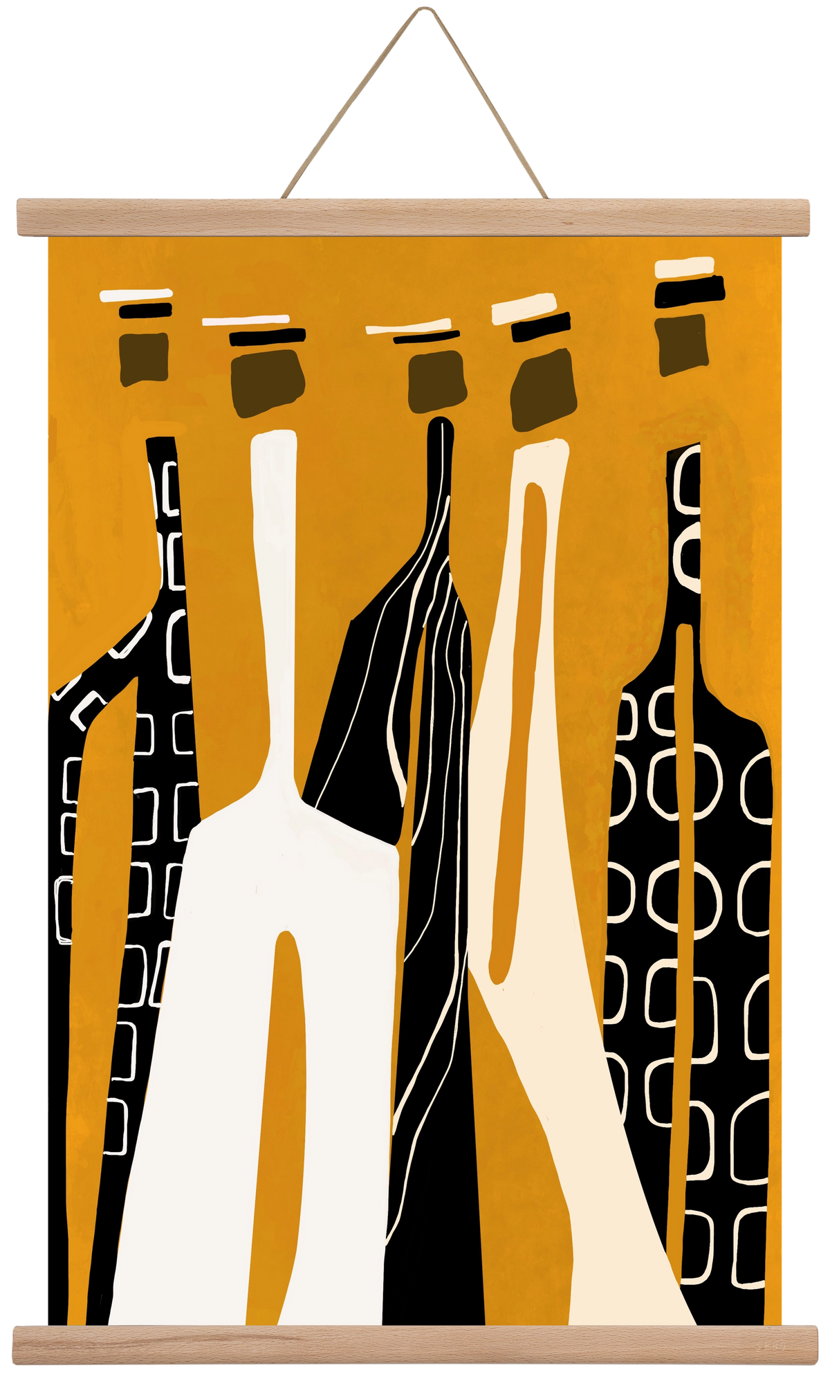 Sahara , 40x60 cm (40x60 cm), Tölgy akasztó