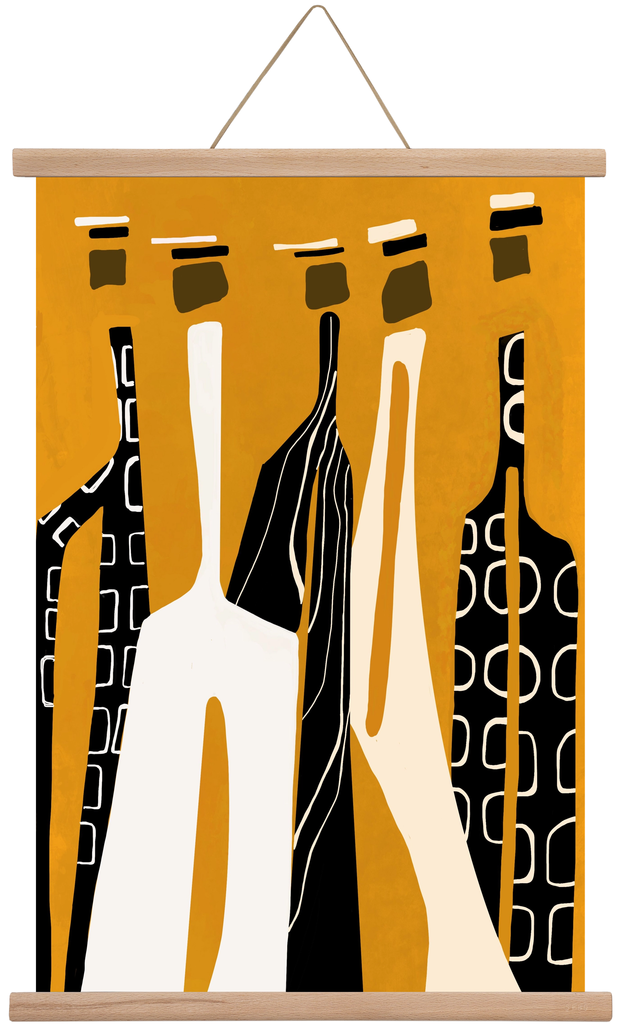 Sahara , 40x60 cm (40x60 cm), Tölgy akasztó