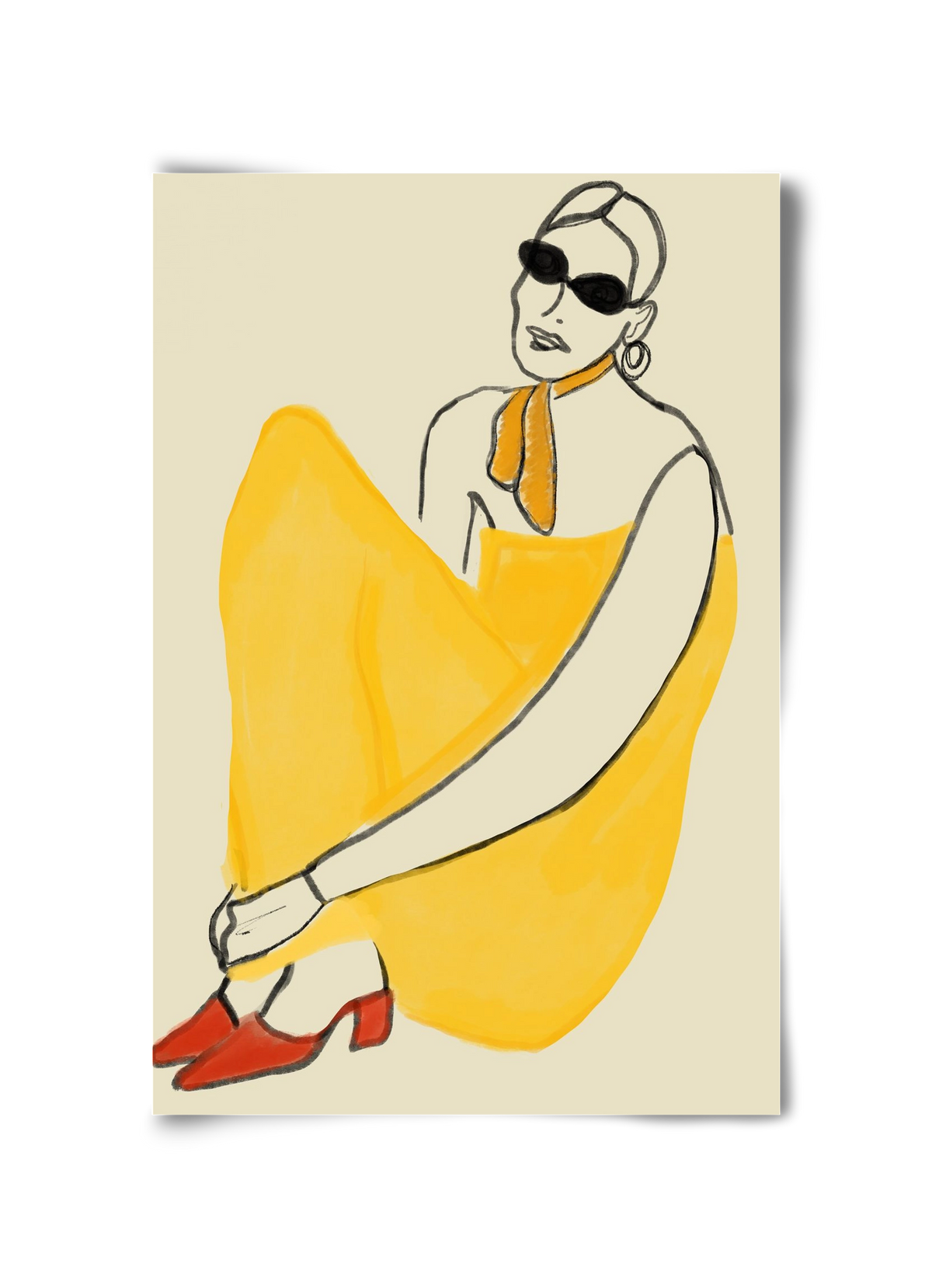 Vivie , 30x45 cm, Keret nélkül