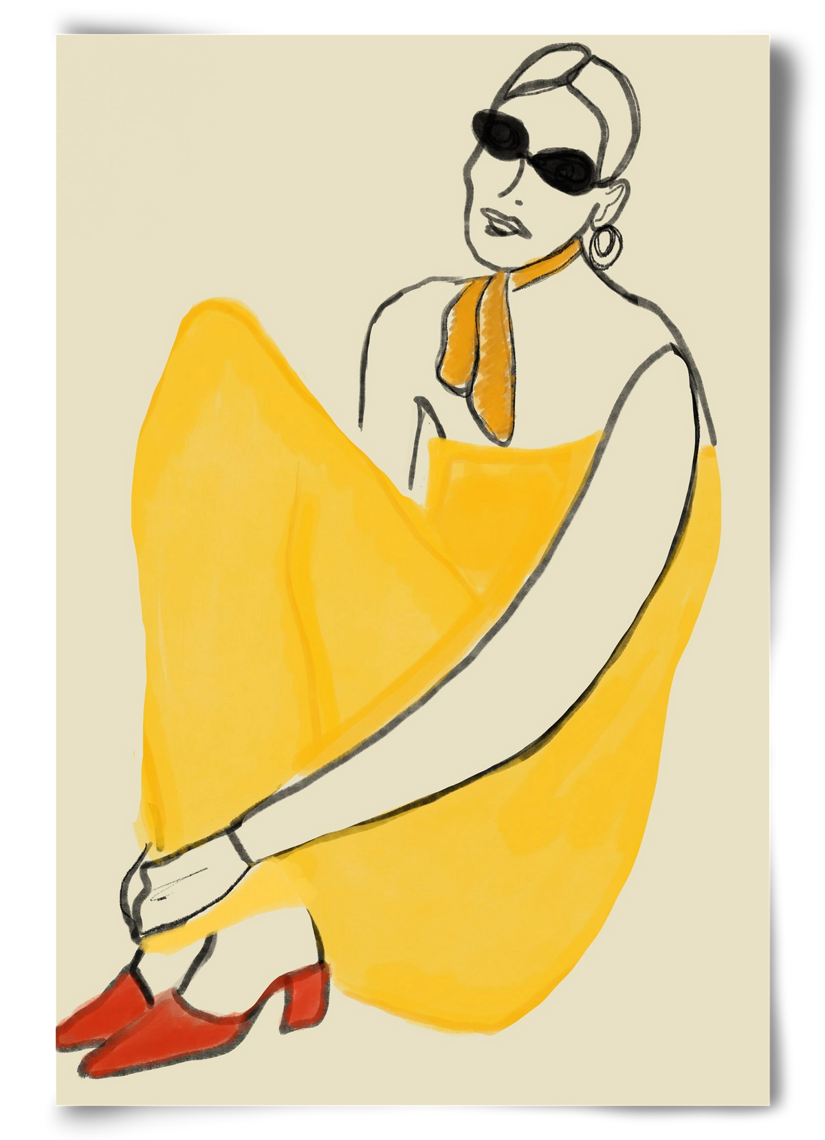 Vivie , 60x90 cm, Keret nélkül