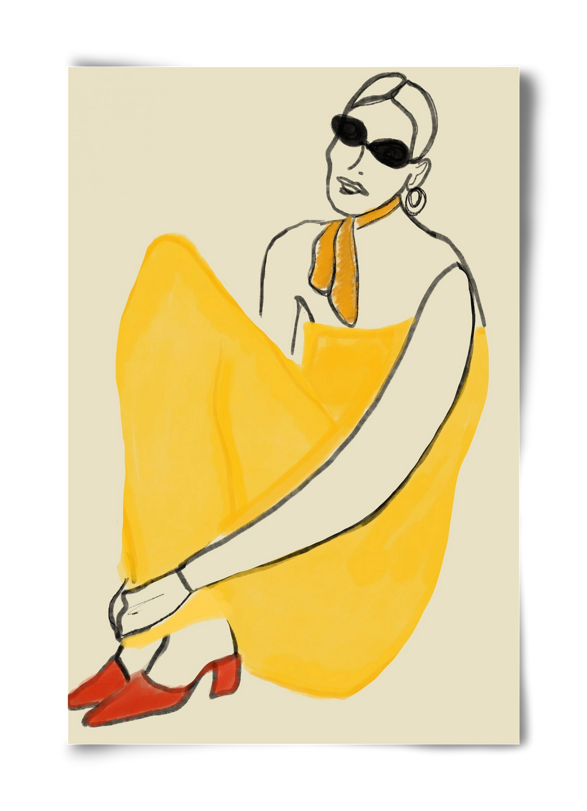 Vivie , 40x60 cm, Keret nélkül