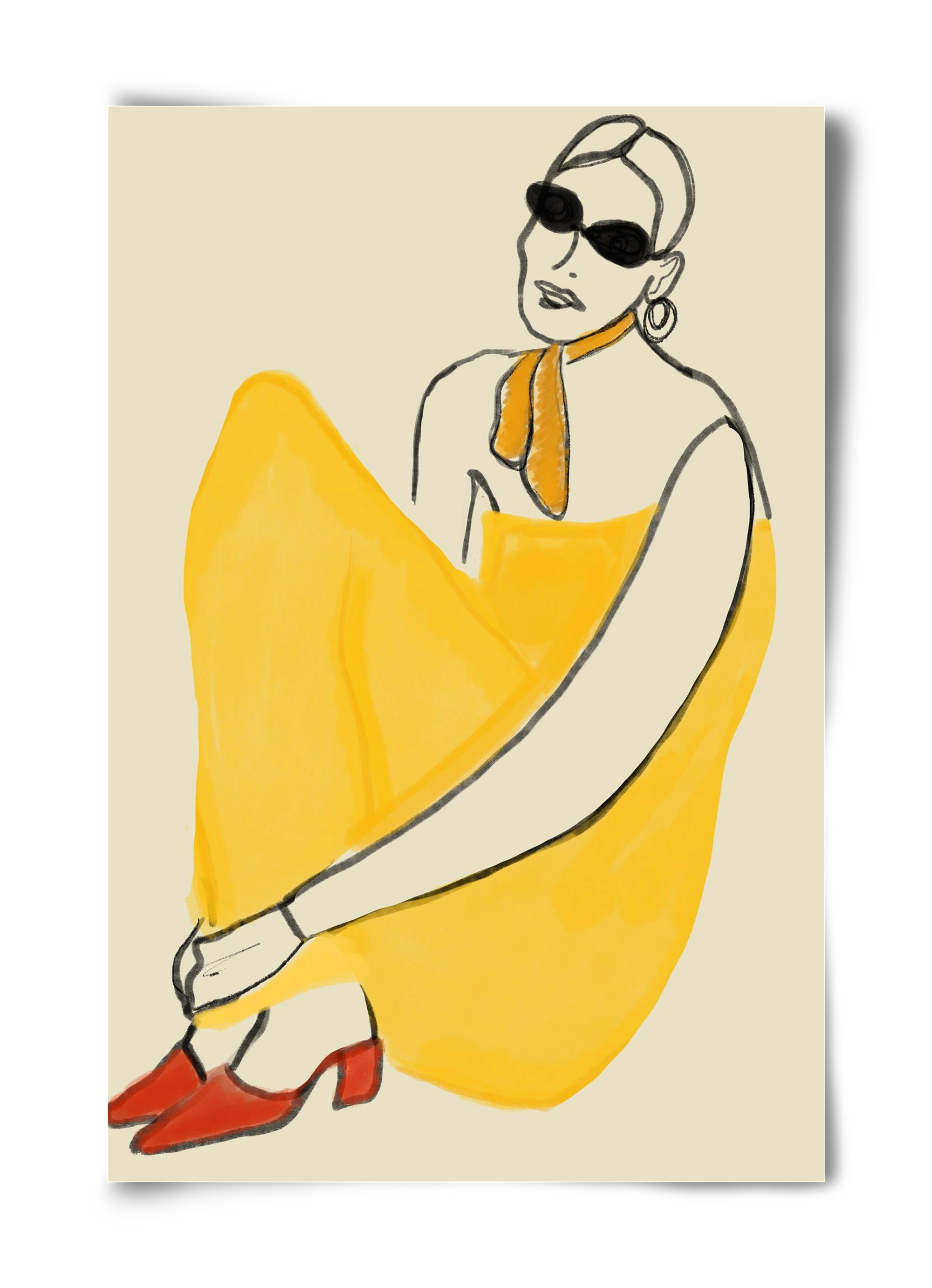 Vivie , 40x60 cm, Keret nélkül