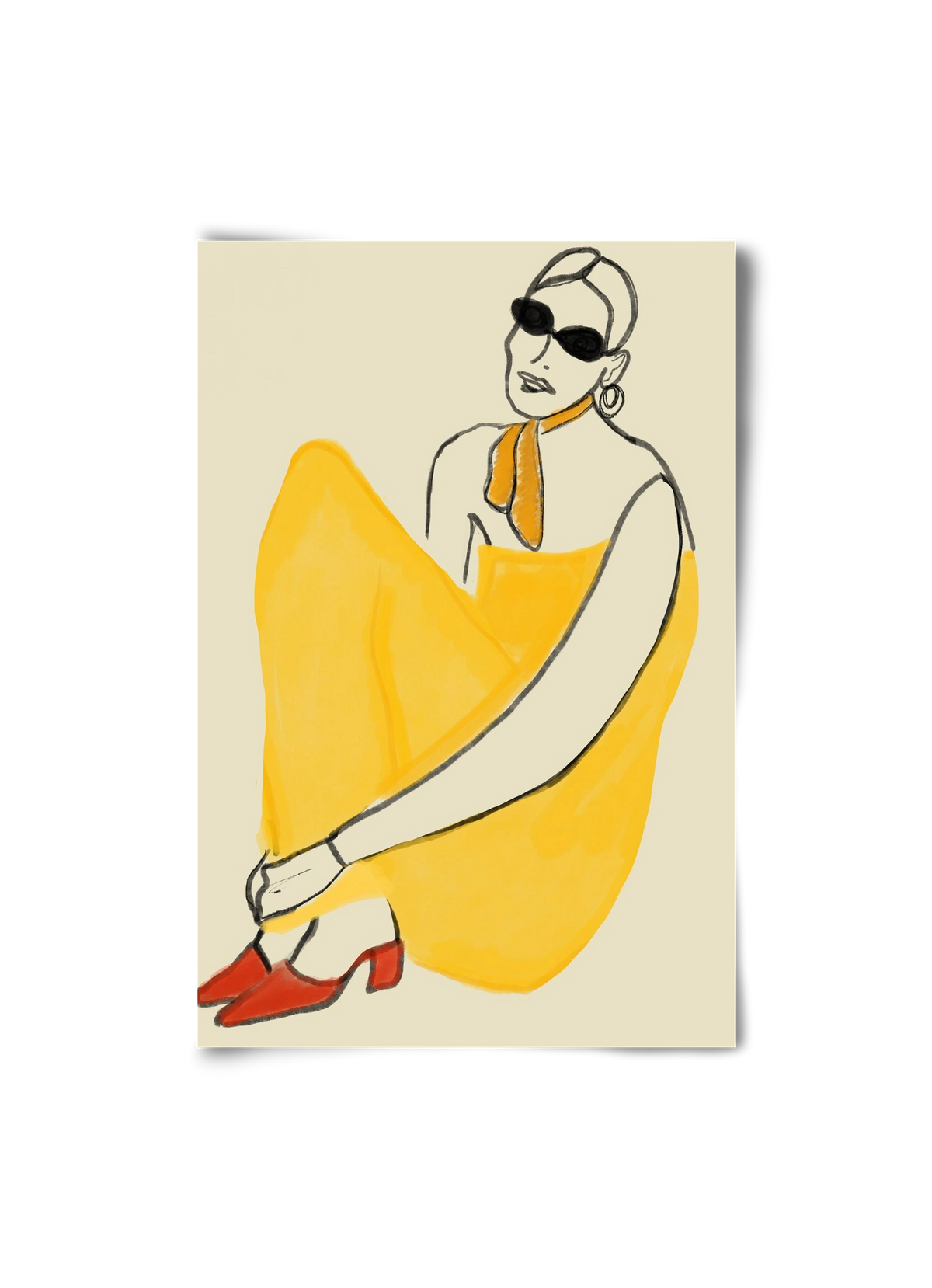 Vivie , 20x30 cm, Keret nélkül